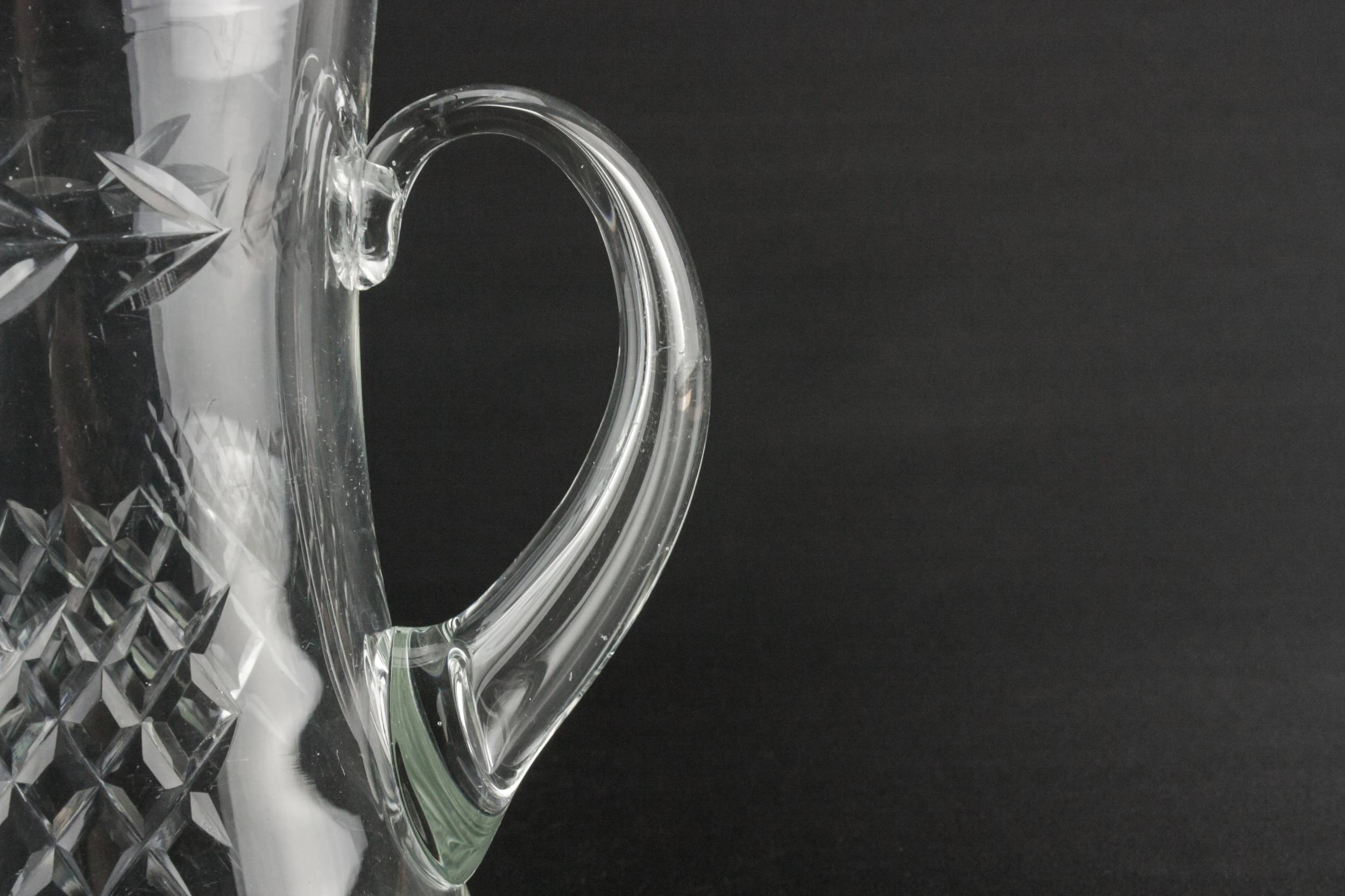Art Deco Glass — Crystal glass jug 2