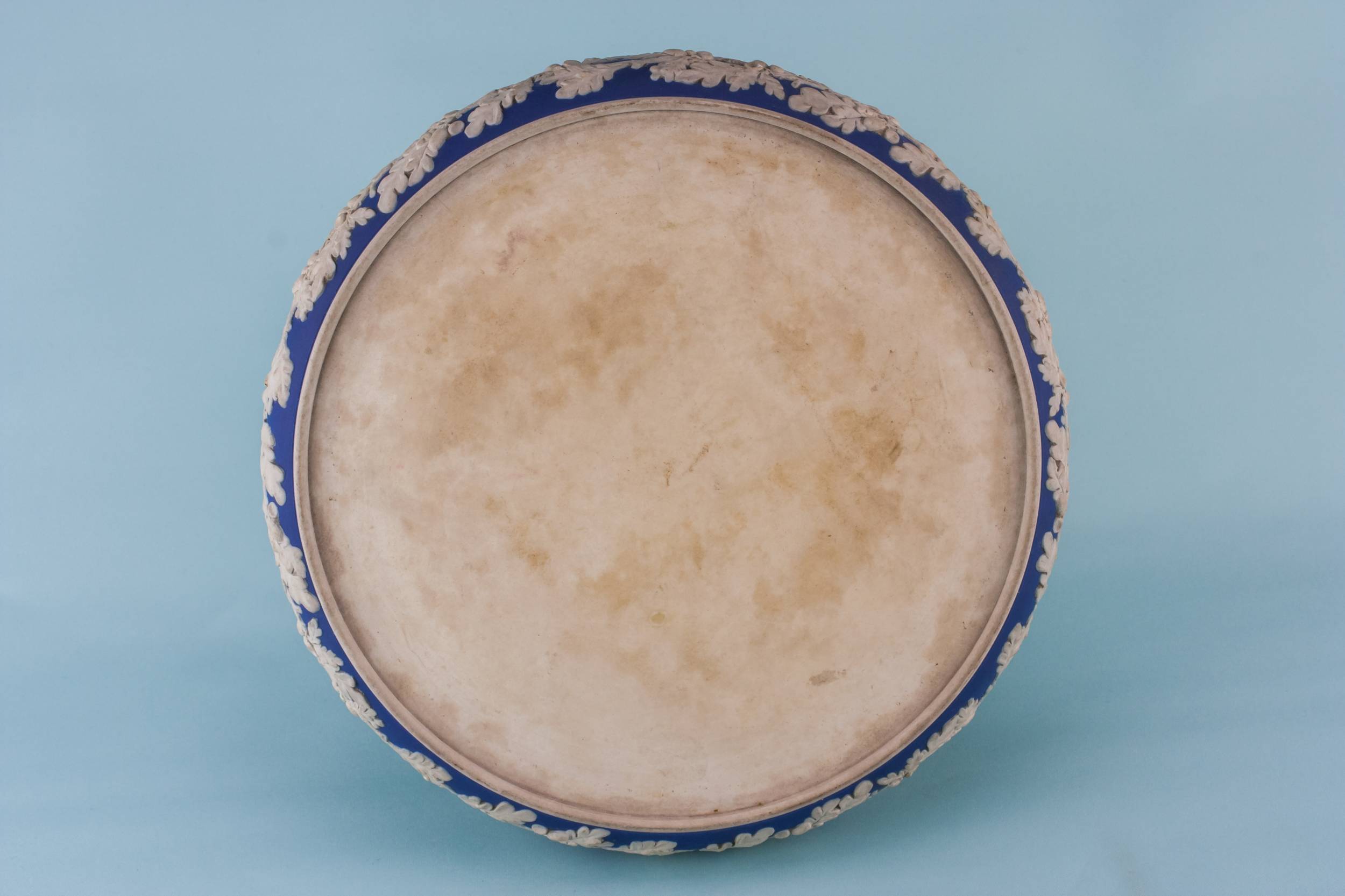 Antique Jasperware Fancy — Jasperware cheese dish 6