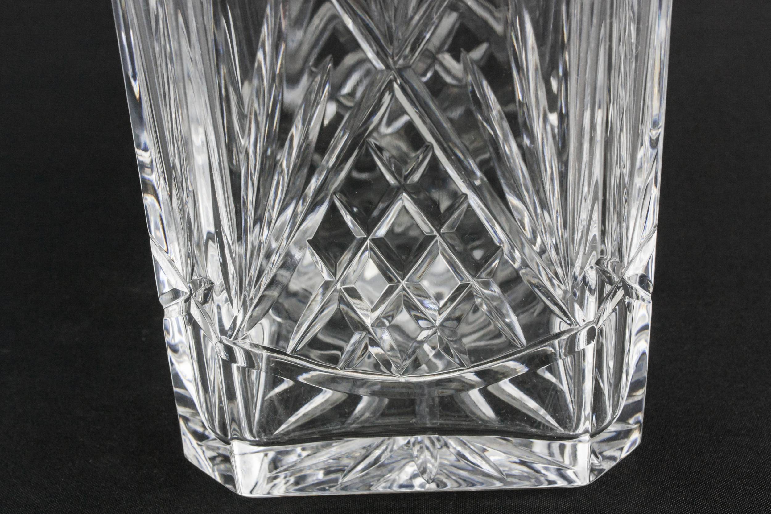 Cut Glass Crystal — Cut glass whisky decanter 2