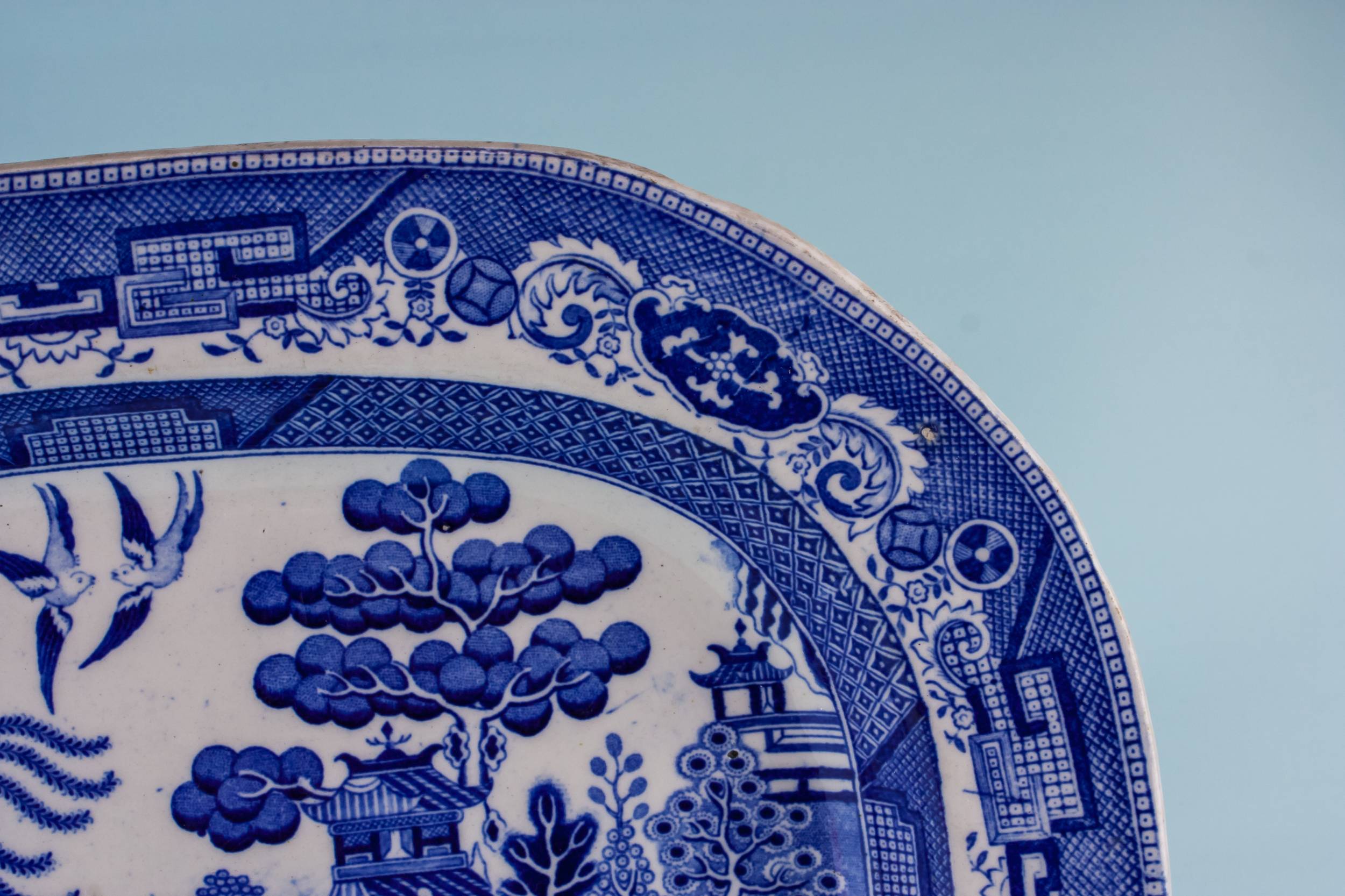 Blue And White — Blue and white platter 1