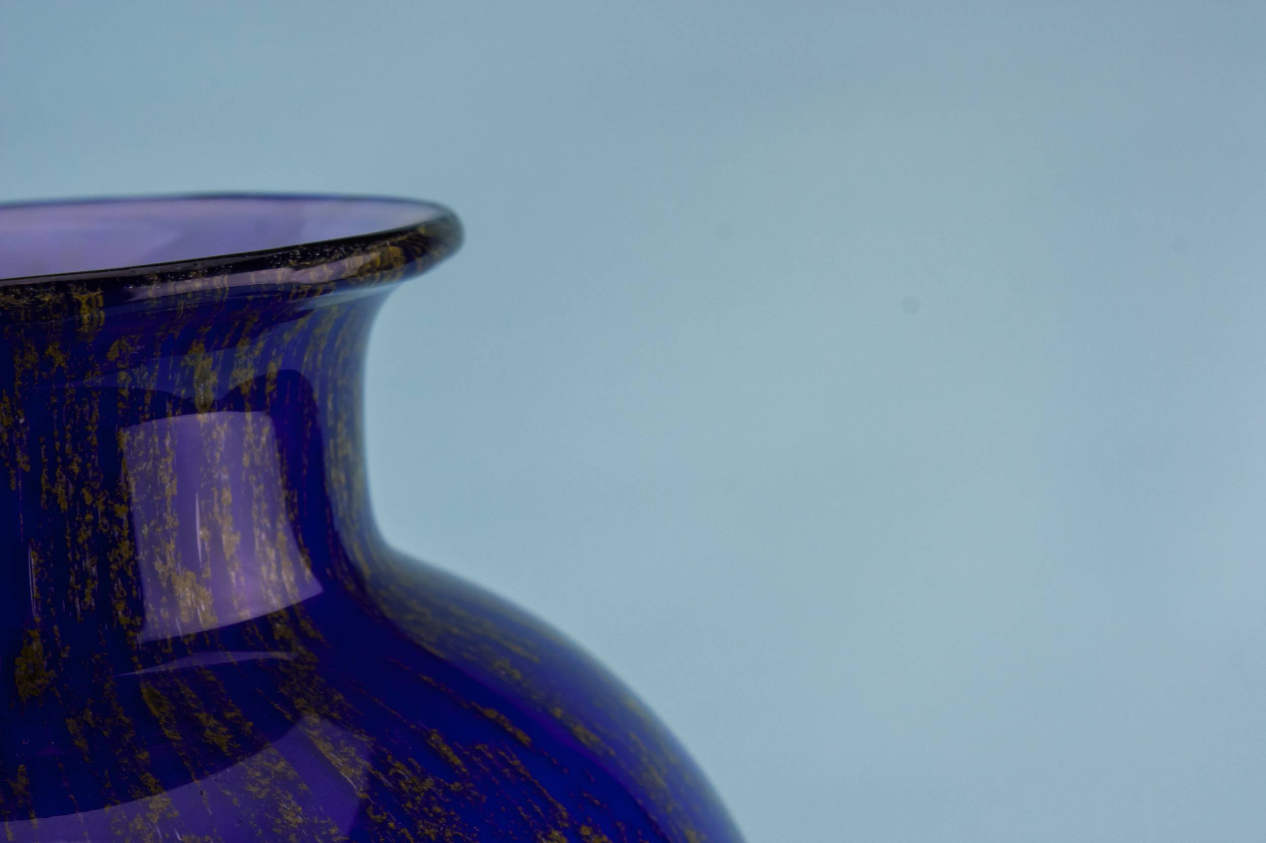 Modernist Glass VASE — Tall glass vase 3