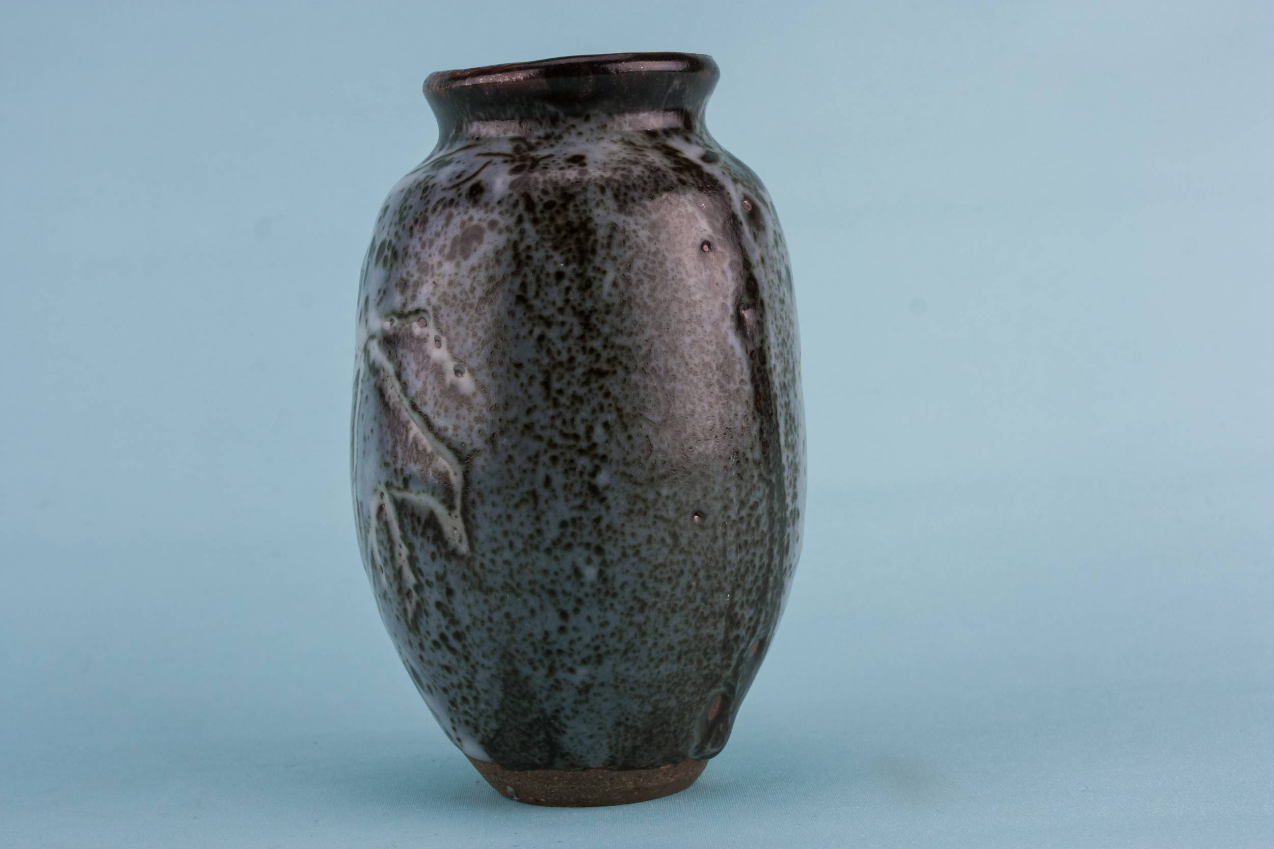 Vintage Modernist Pottery — Small ovoid vase 2