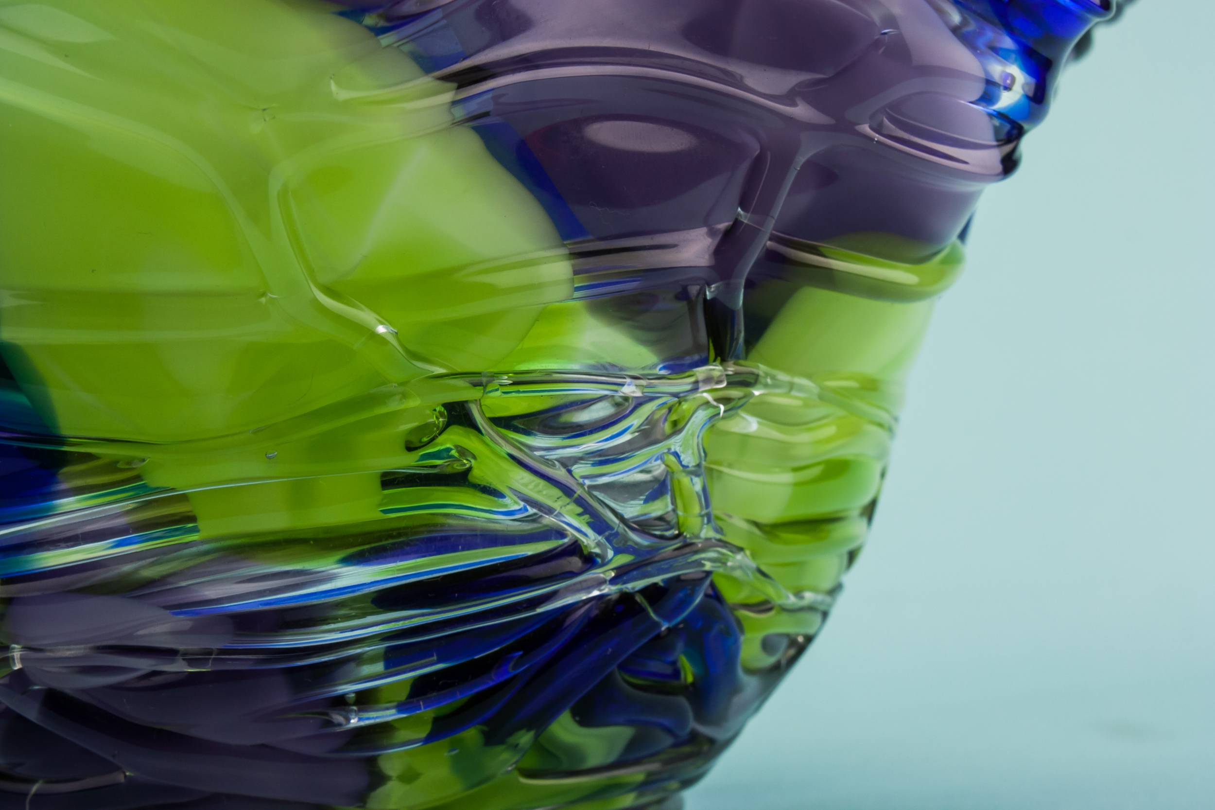 Beautiful Vintage Decorative — Modernist glass bowl 4