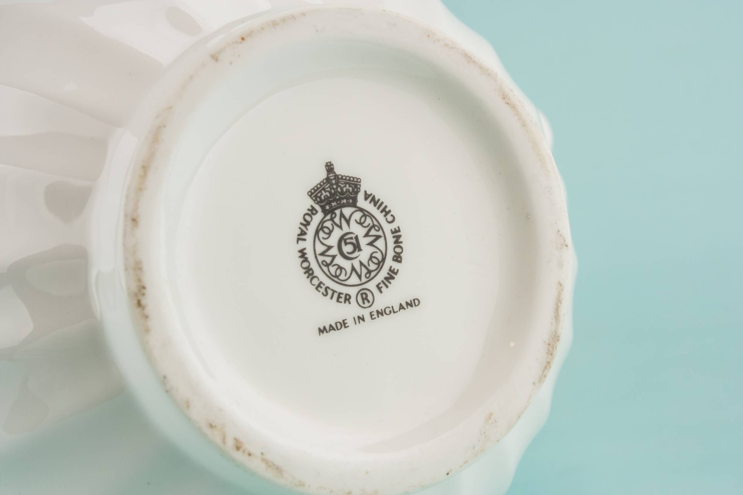 Vintage Retro Bone — Royal Worcester coffee pot 1L 4