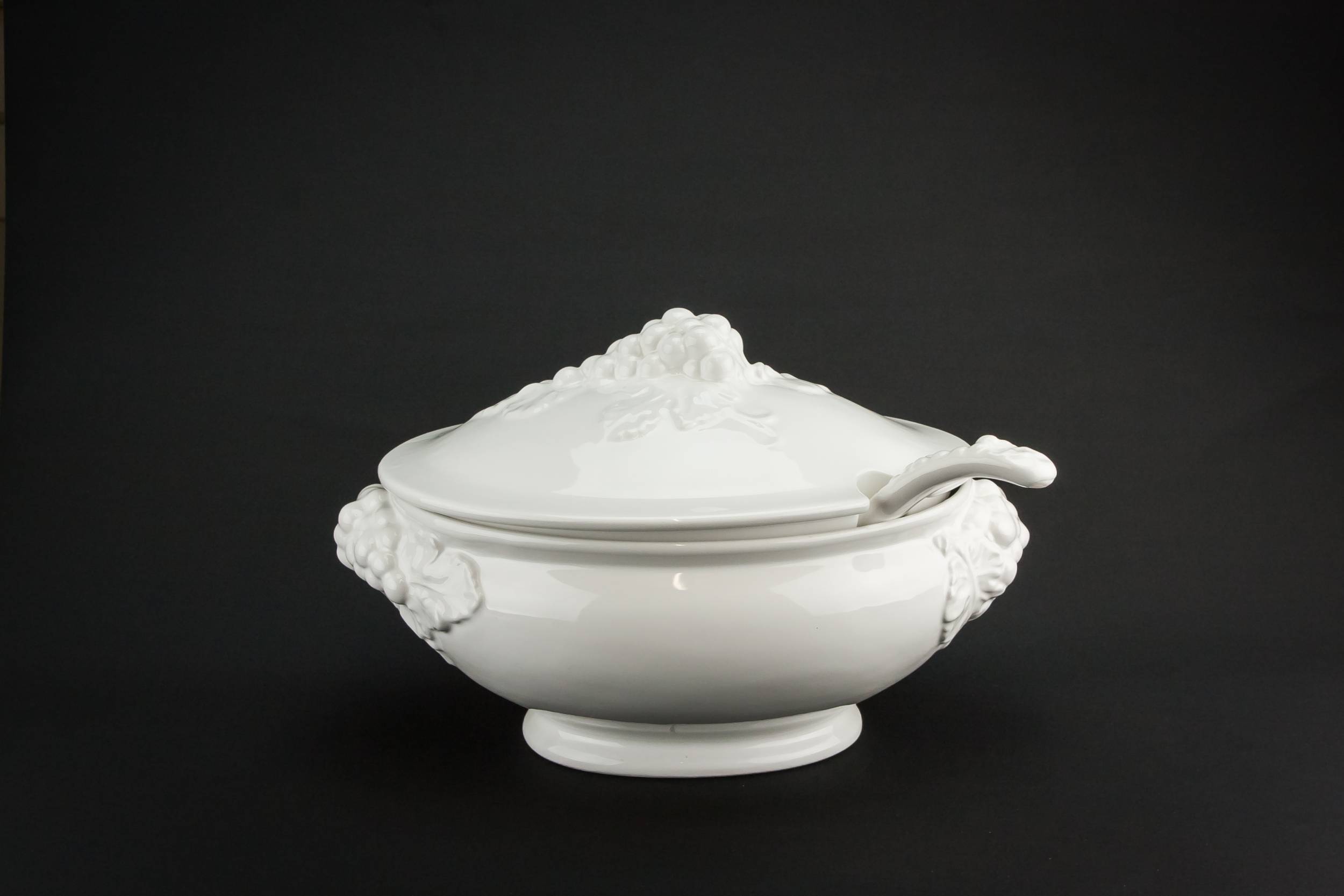 Spectacular Retro Large — Large pottery tureen