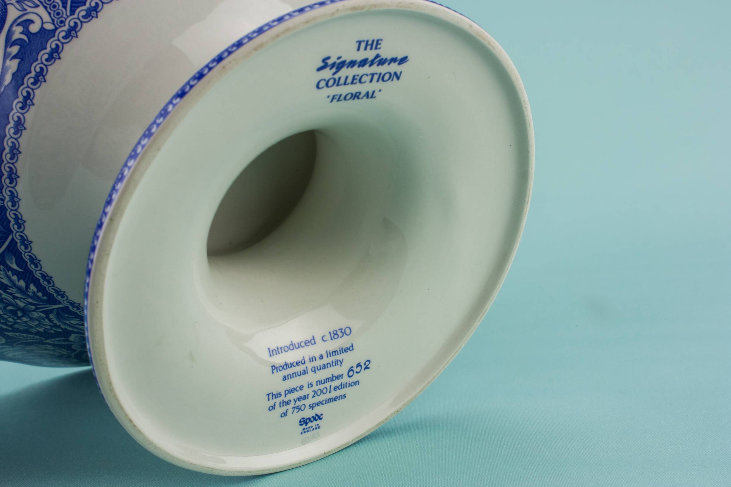 Retro Bone China — Spode blue serving bowl 4