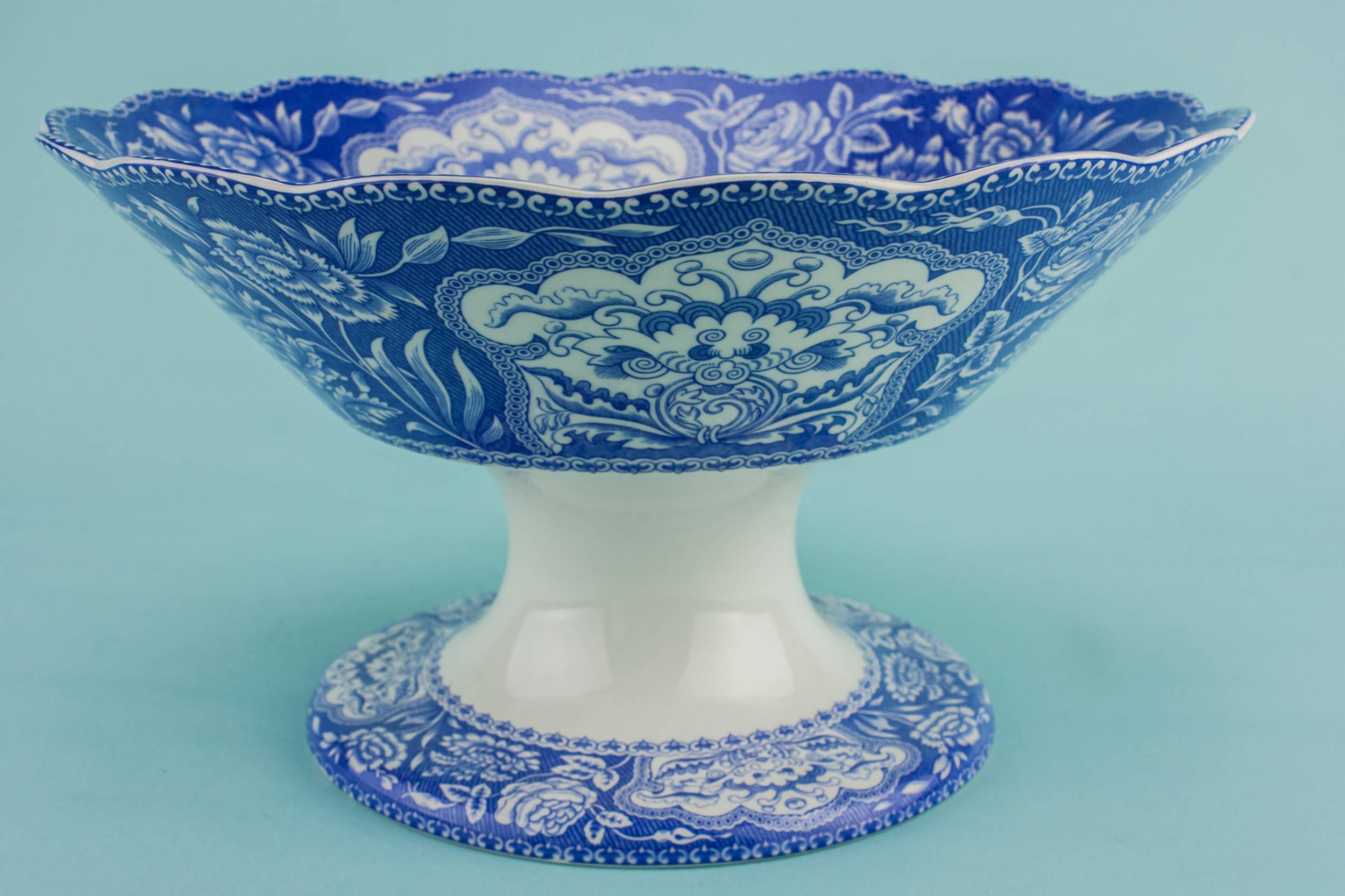 Retro Bone China — Spode blue serving bowl 3