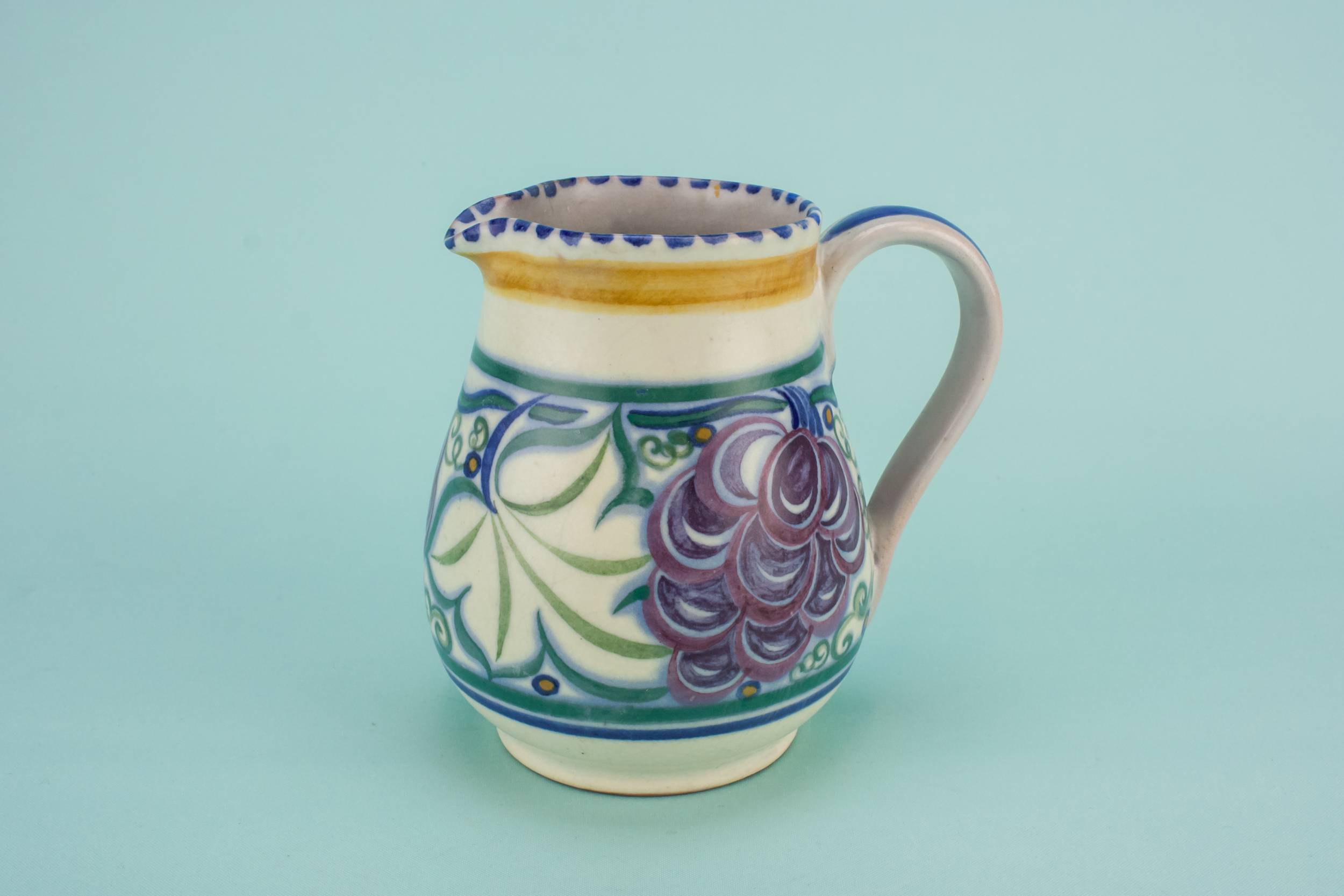 Vintage Pottery JUG — Art Deco pottery jug