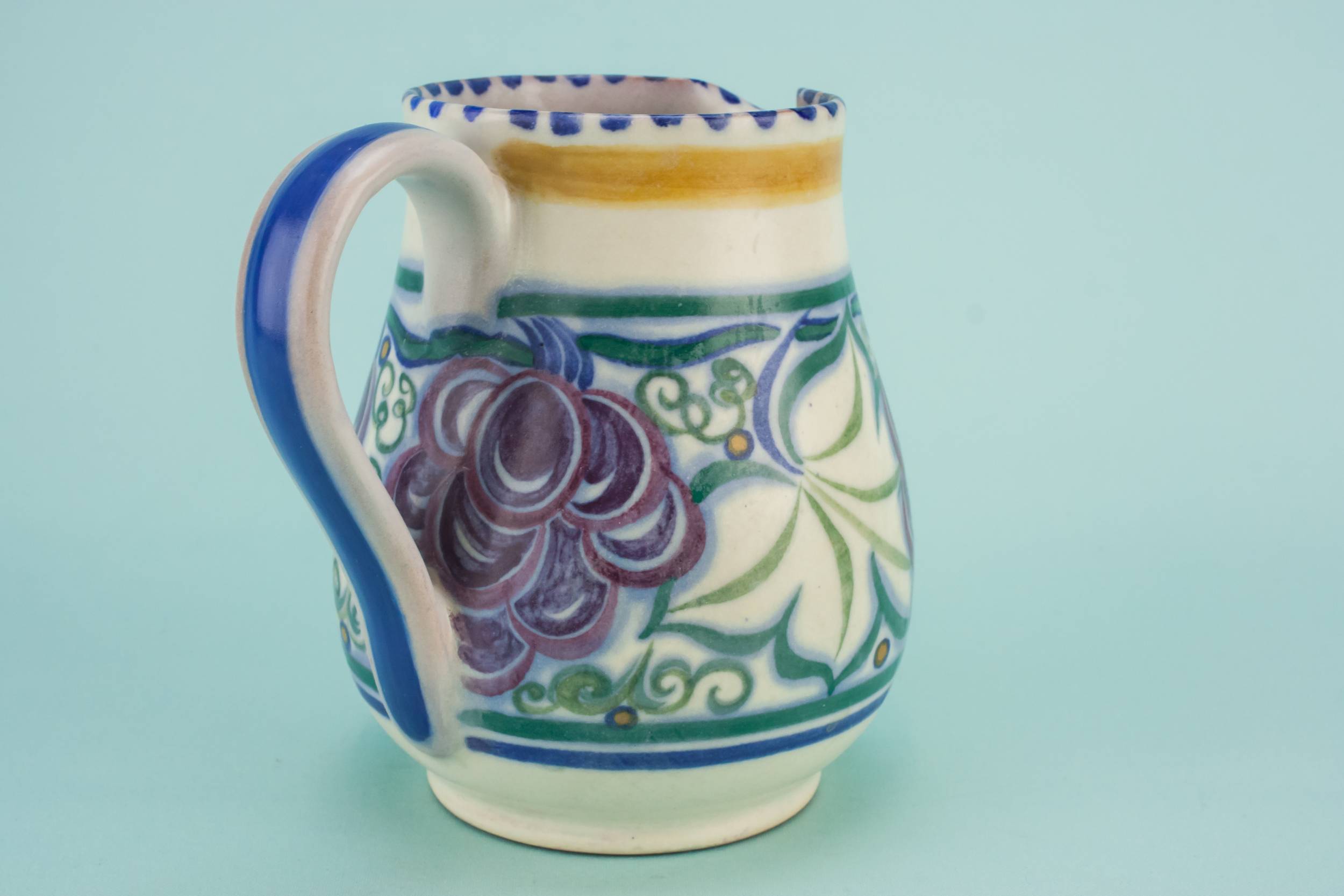 Vintage Pottery JUG — Art Deco pottery jug 1