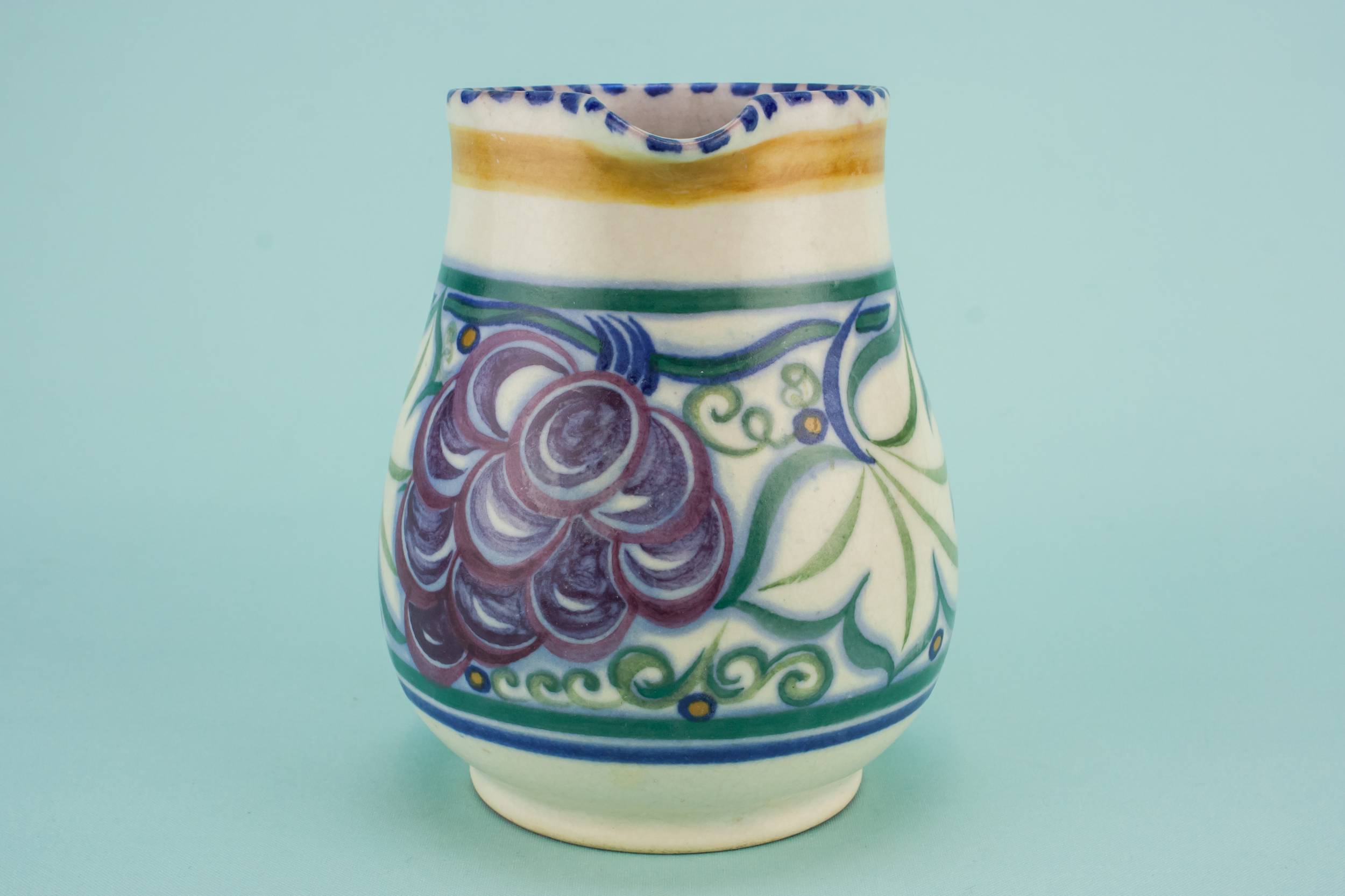 Vintage Pottery JUG — Art Deco pottery jug 2