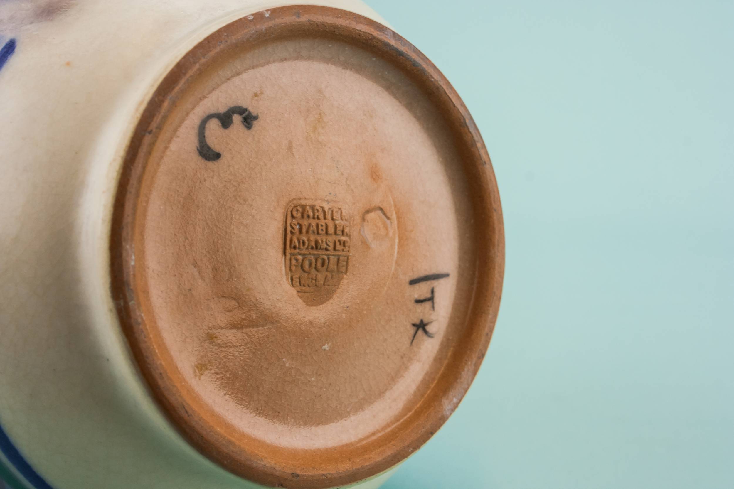 Vintage Pottery JUG — Art Deco pottery jug 4