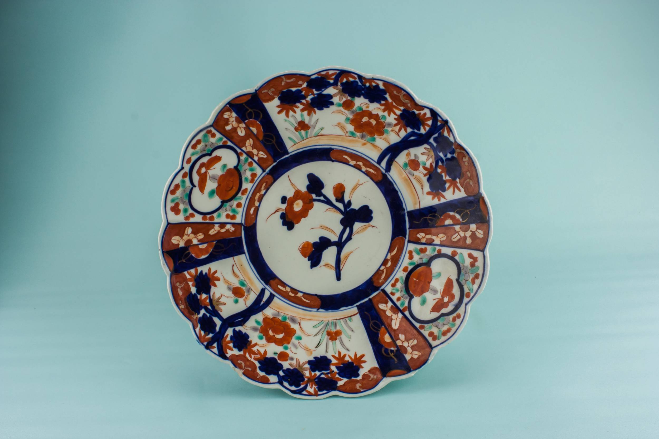 Antique Large Porcelain — Imari porcelain bowl