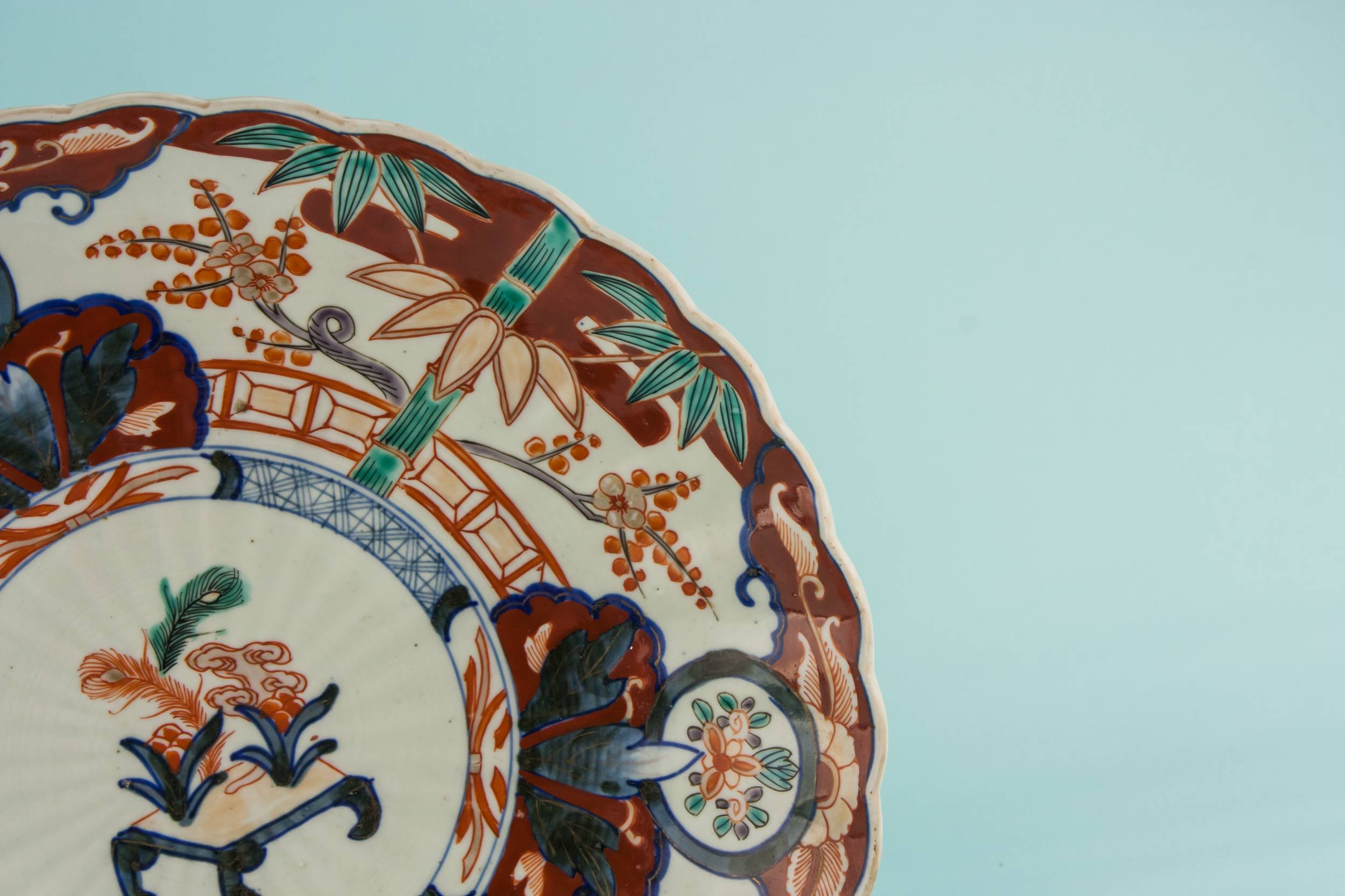 Antique Porcelain Decorative — Kutani porcelain bowl 1