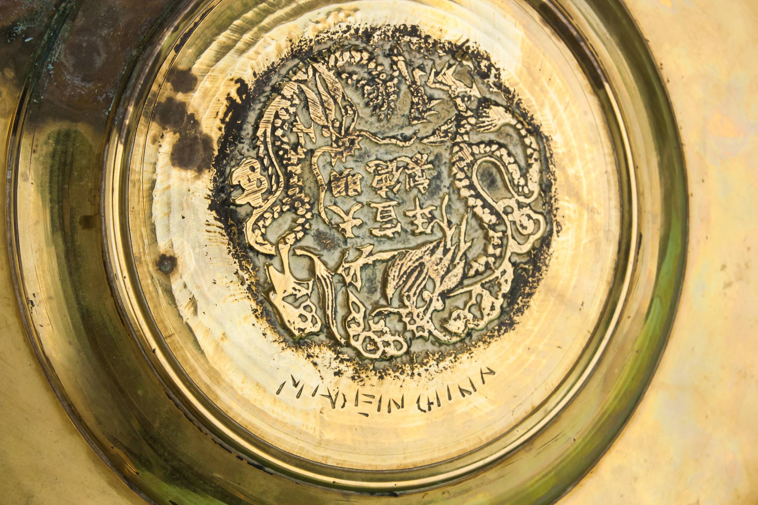 Heavy Art Deco — Dragon brass bowl 3