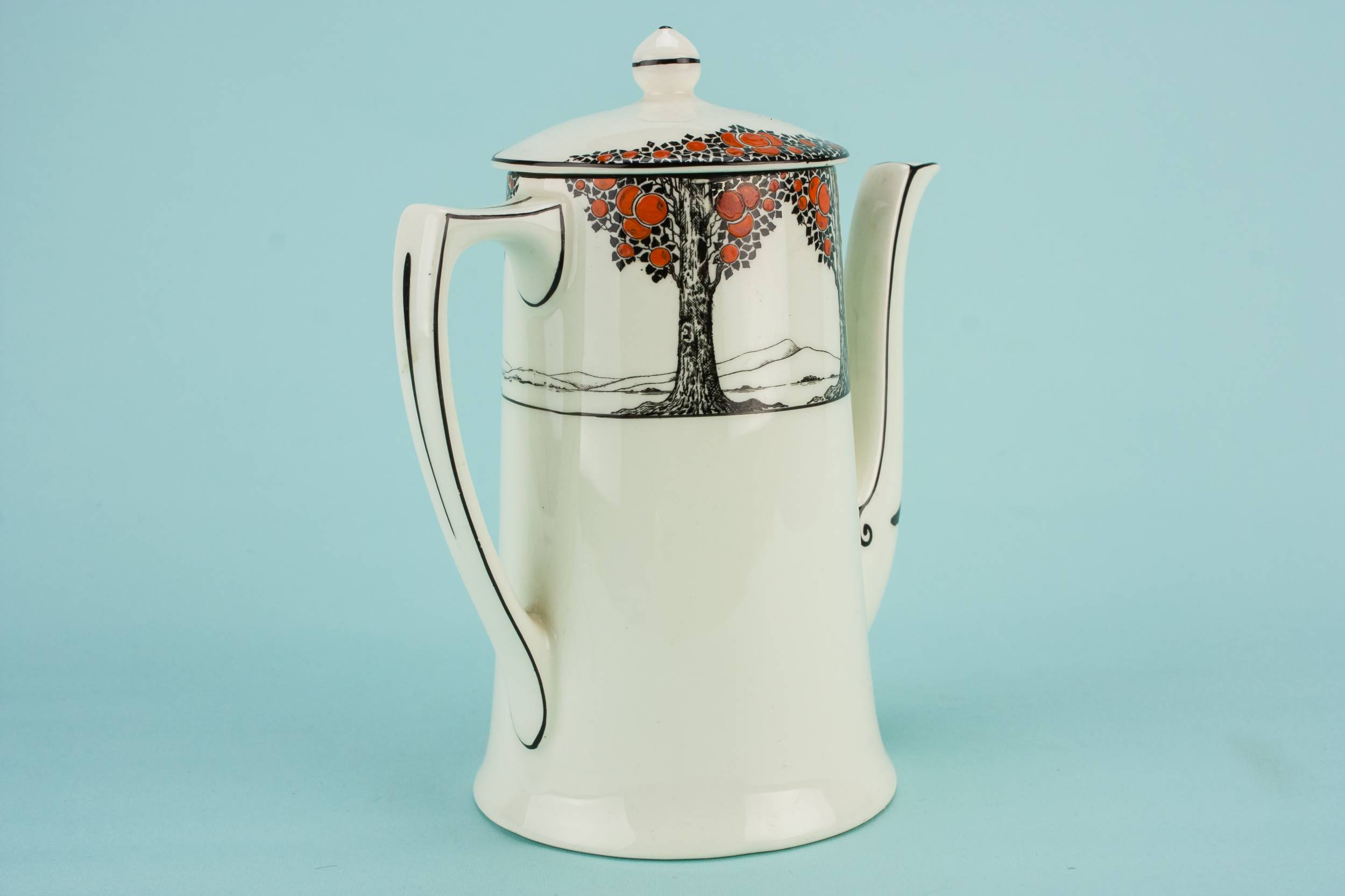 Art Deco Vintage — Art Deco pottery teapot 1