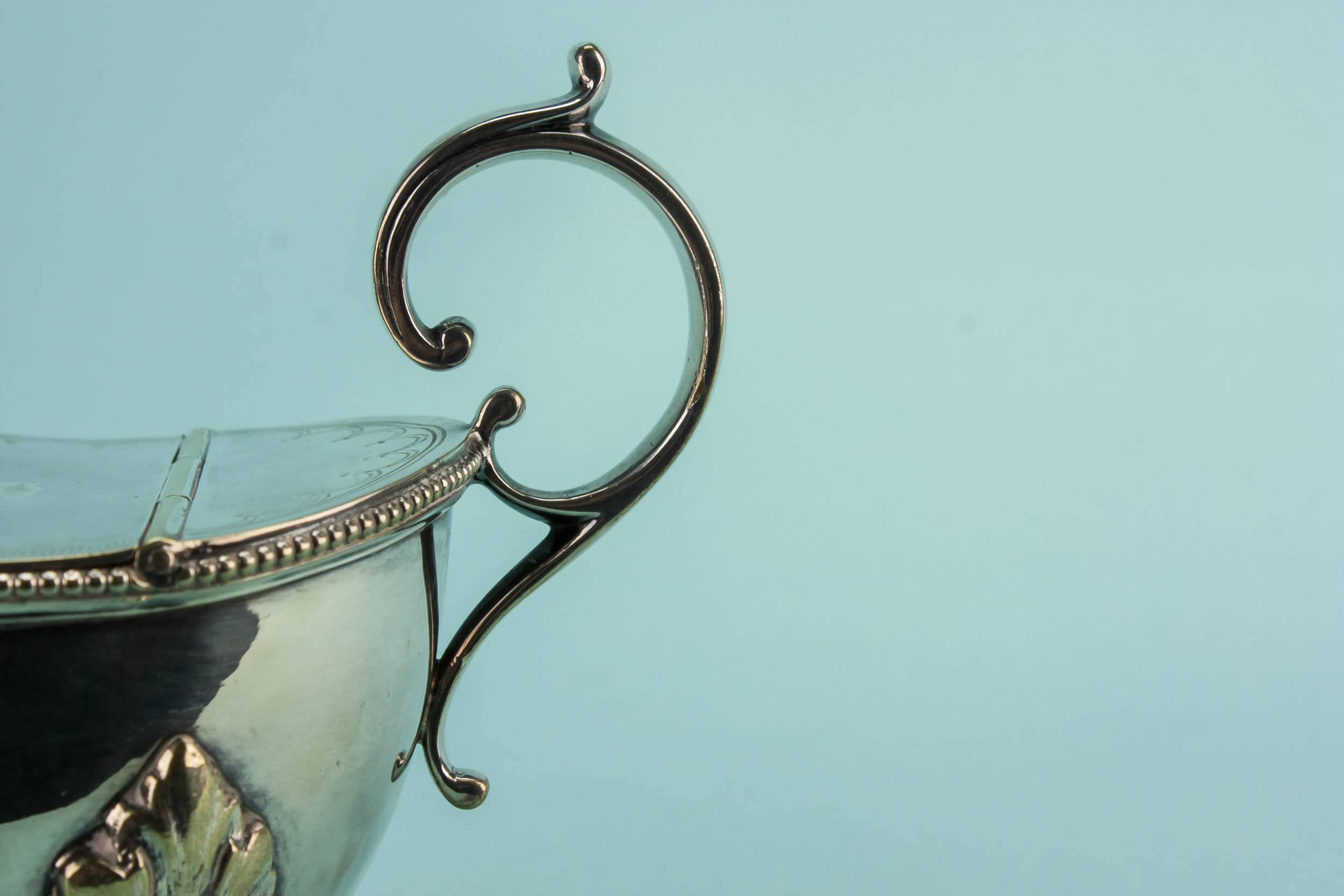 Antique Neo-Classical Serving — Mappin Brothers gravy boat 3