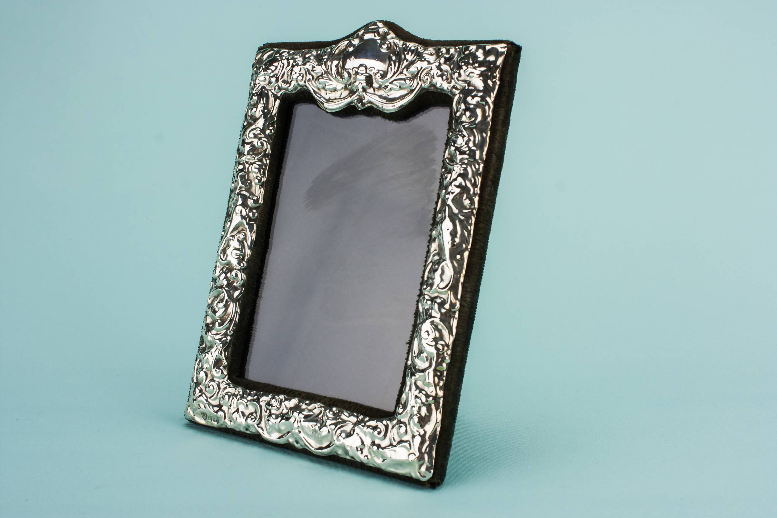 Vintage Retro Floral — Small silver frame 2