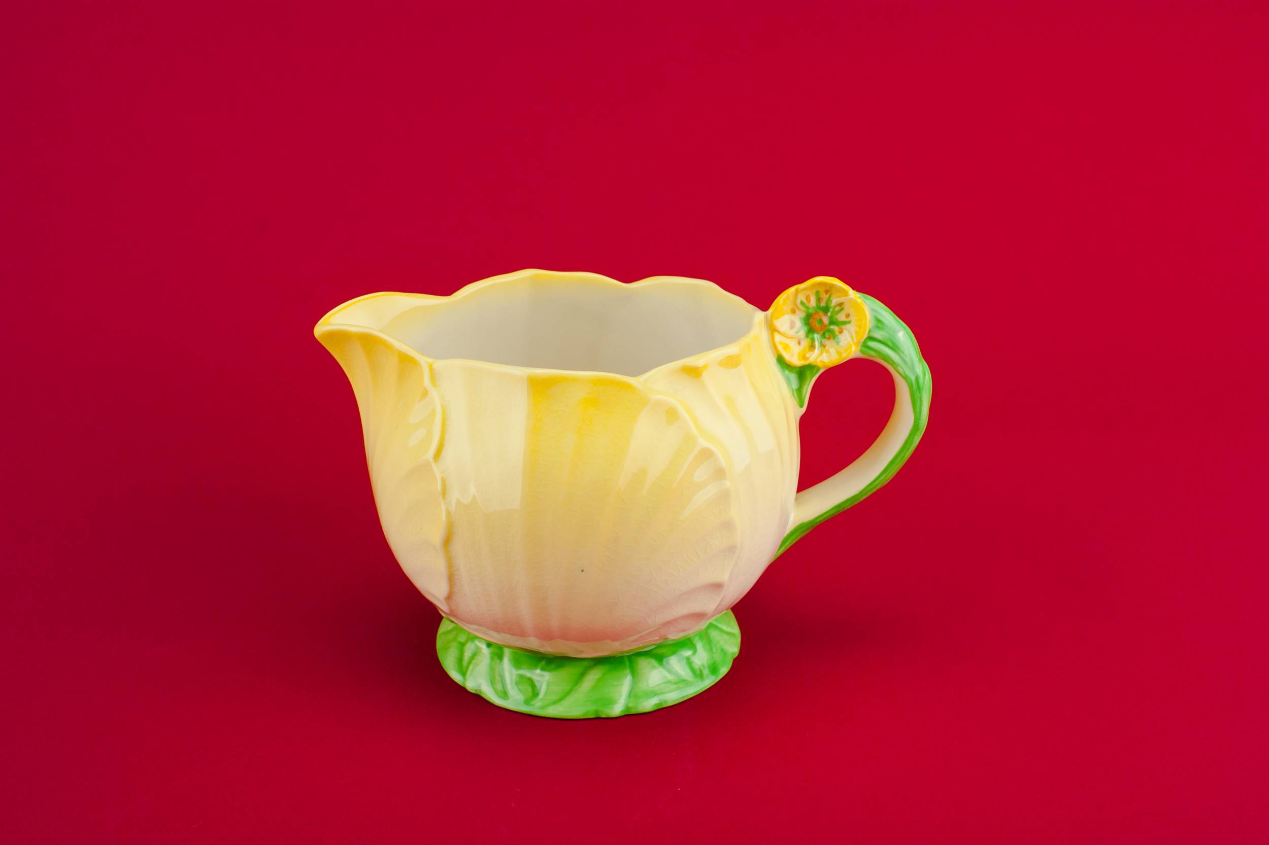Mid-Century Modern Spectacular — Cabbage leaf jug