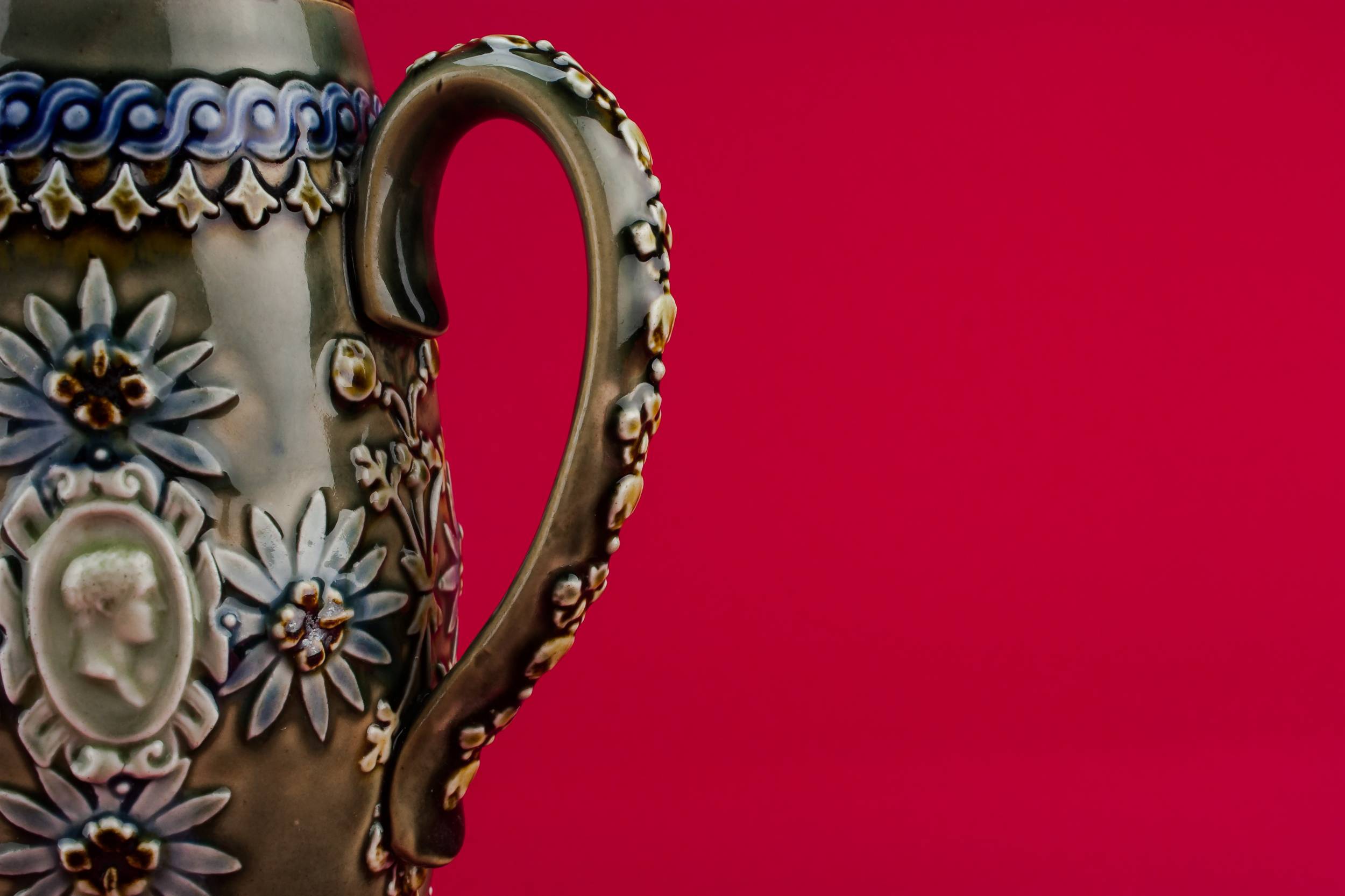 Rustic Antique Royal — Victorian pottery jug 3