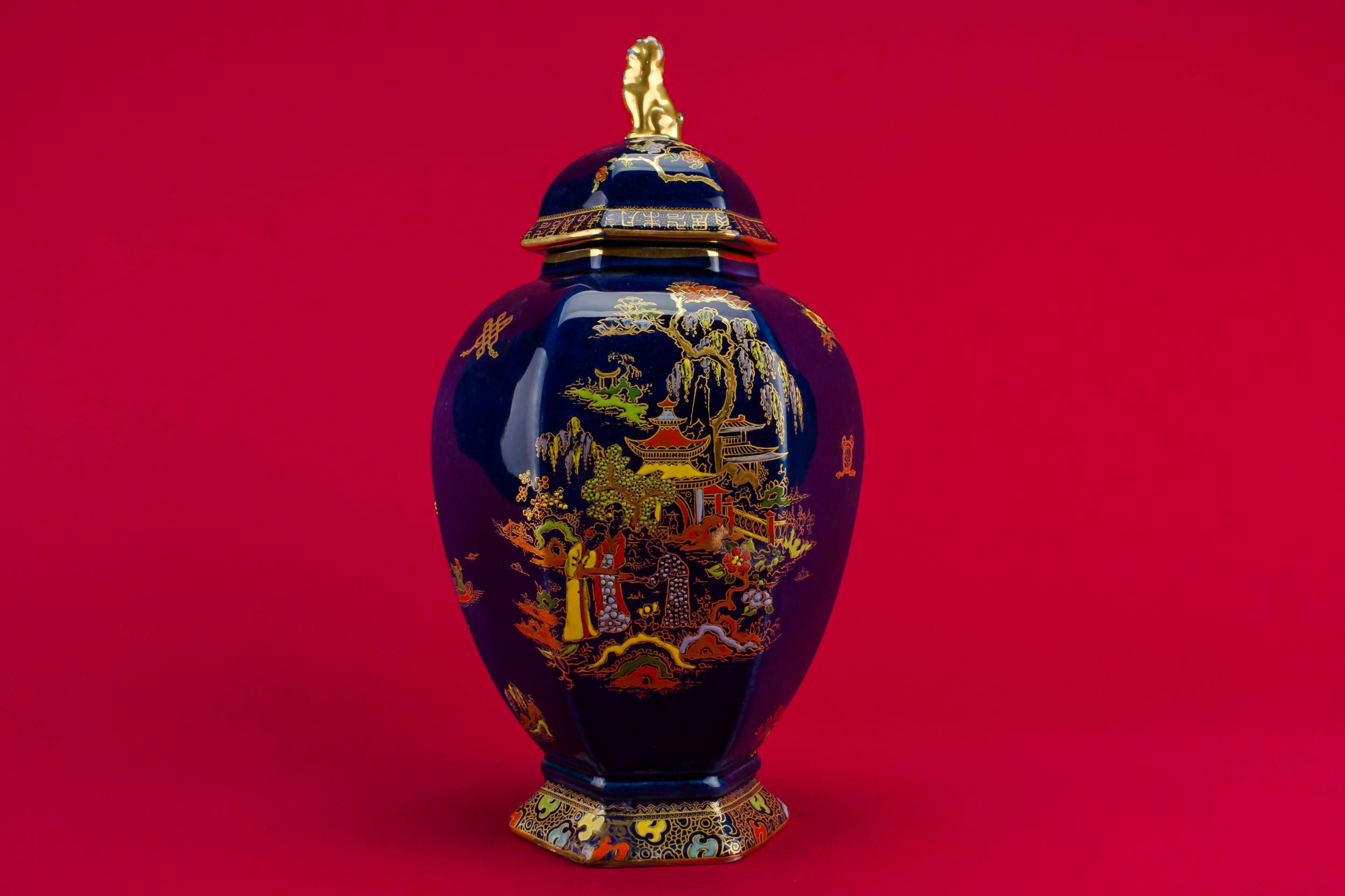 Vintage Pottery VASE — Carlton Ware pottery vase 2
