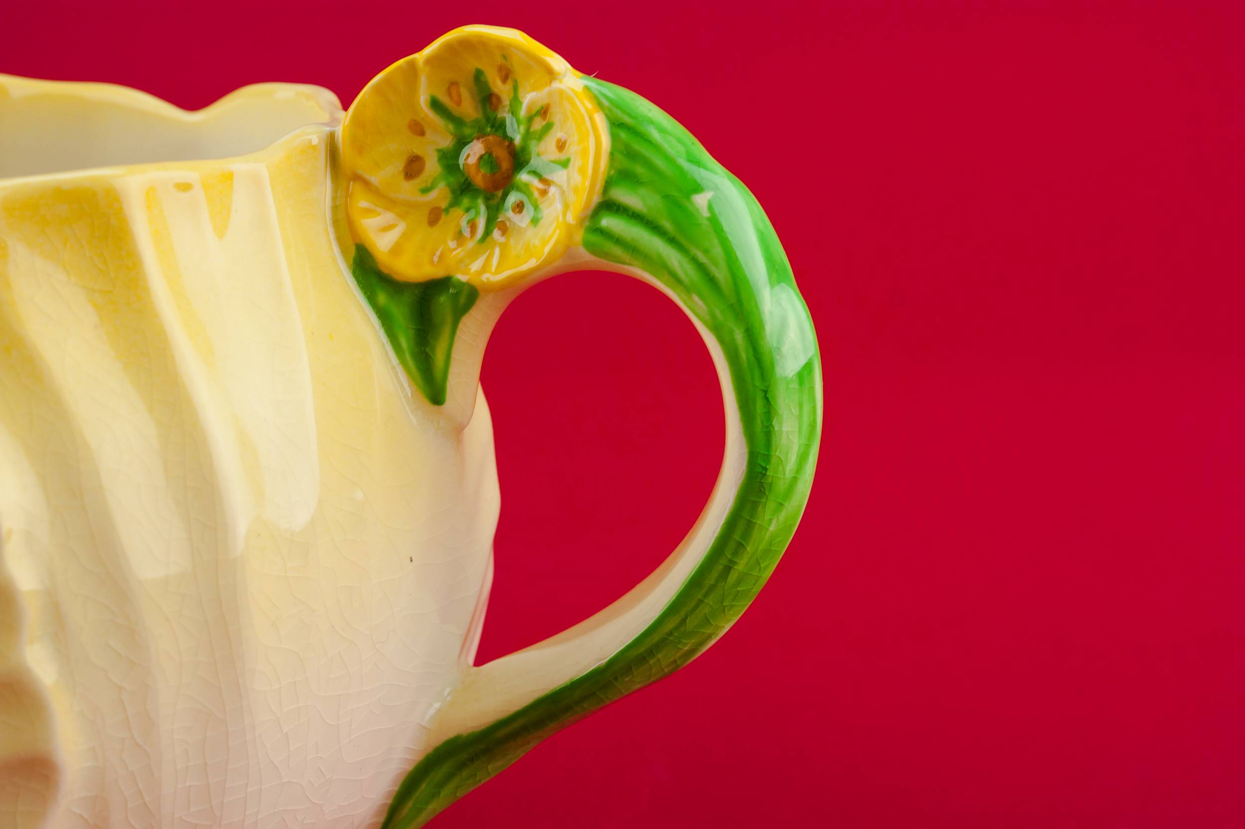 Mid-Century Modern Spectacular — Cabbage leaf jug 3