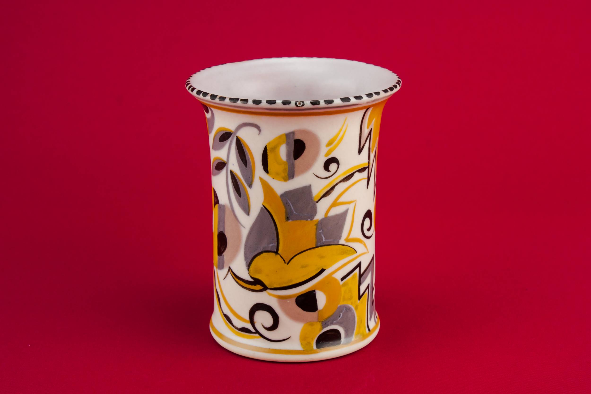 Elegant Vintage Pottery — Pottery Art Deco vase