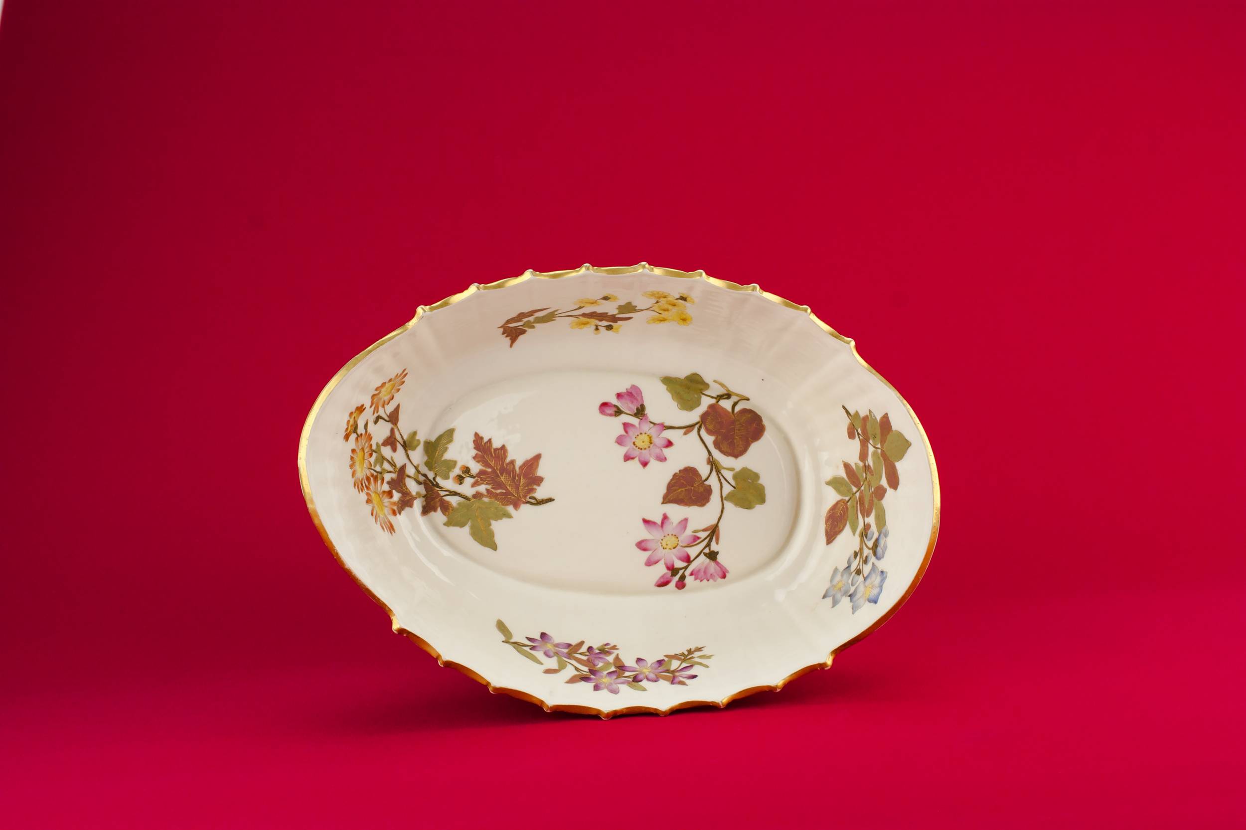 Antique Unusual Serving — Royal Worcester serving bowl