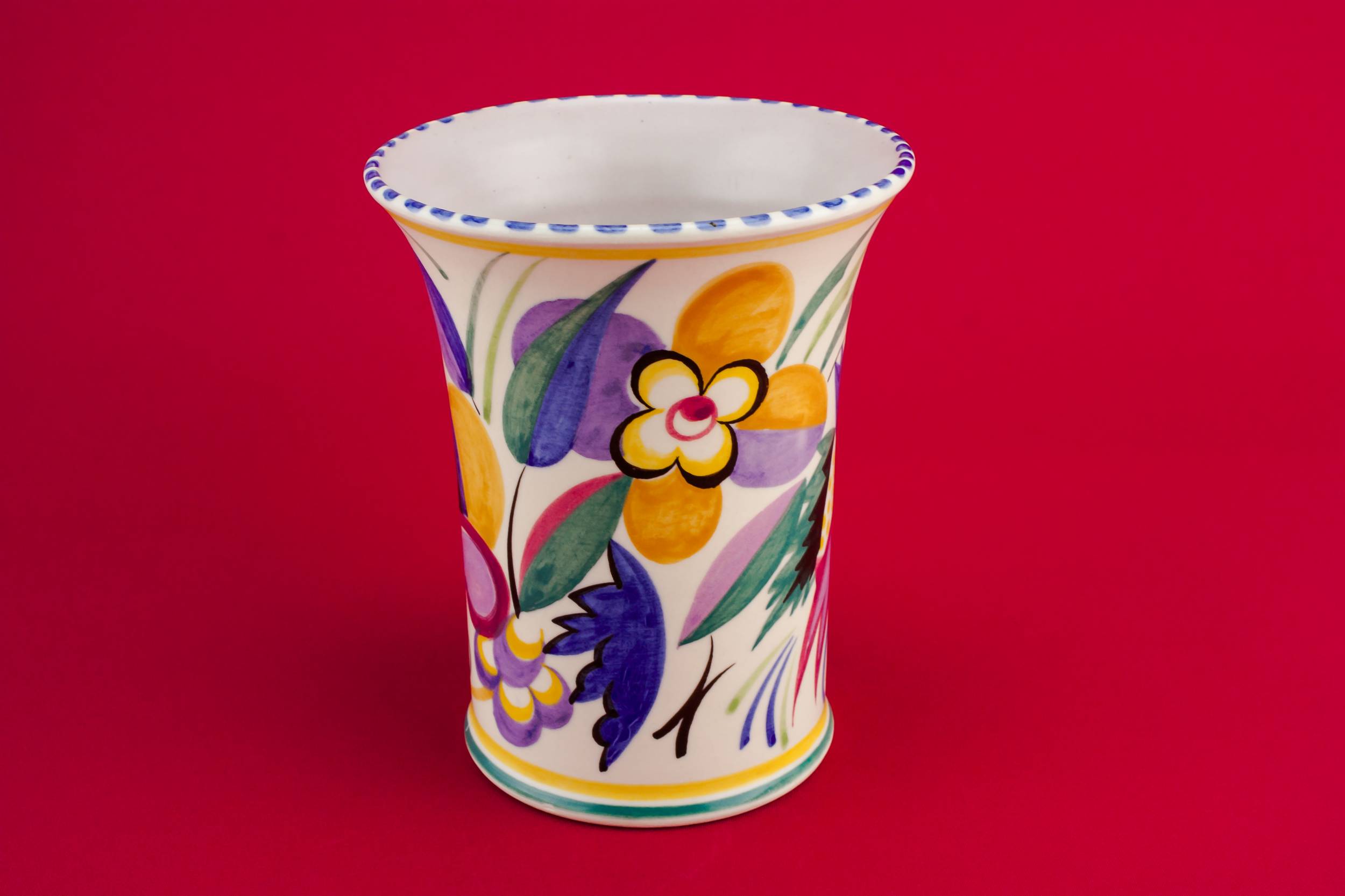 Vintage Pottery Poole — Small pottery vase