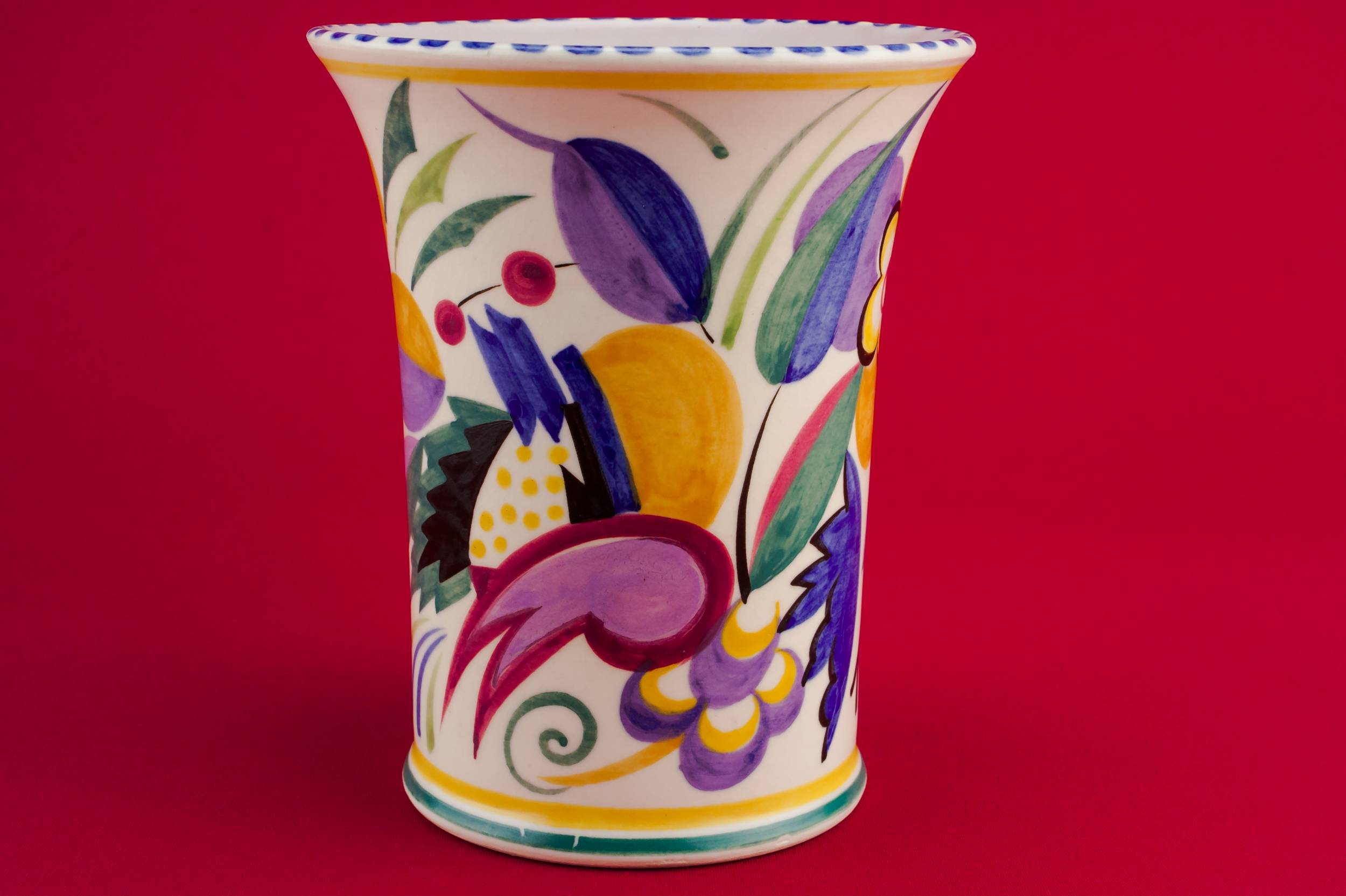 Vintage Pottery Poole — Small pottery vase 3