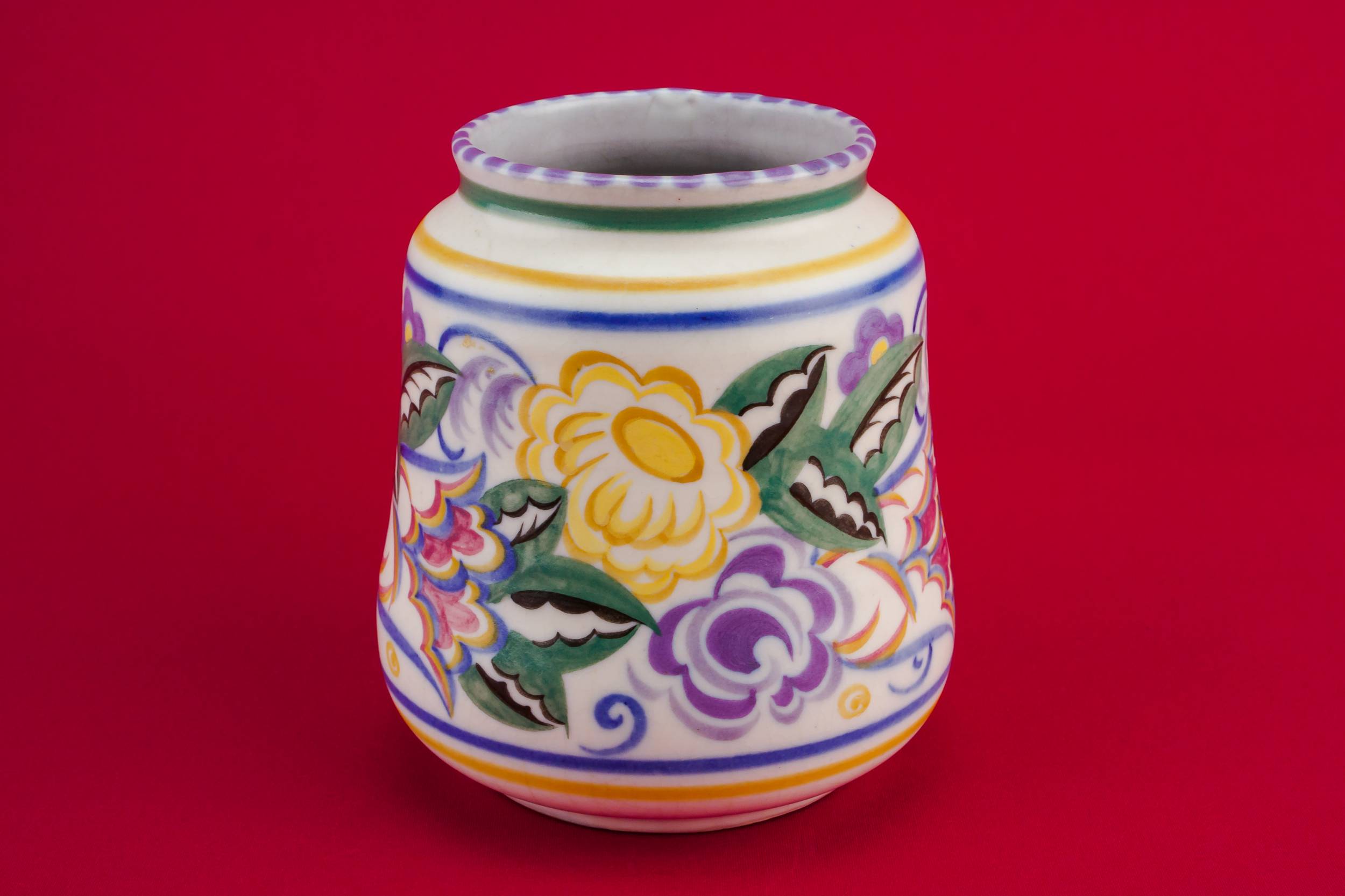 Vintage Elegant Small — Small pottery vase