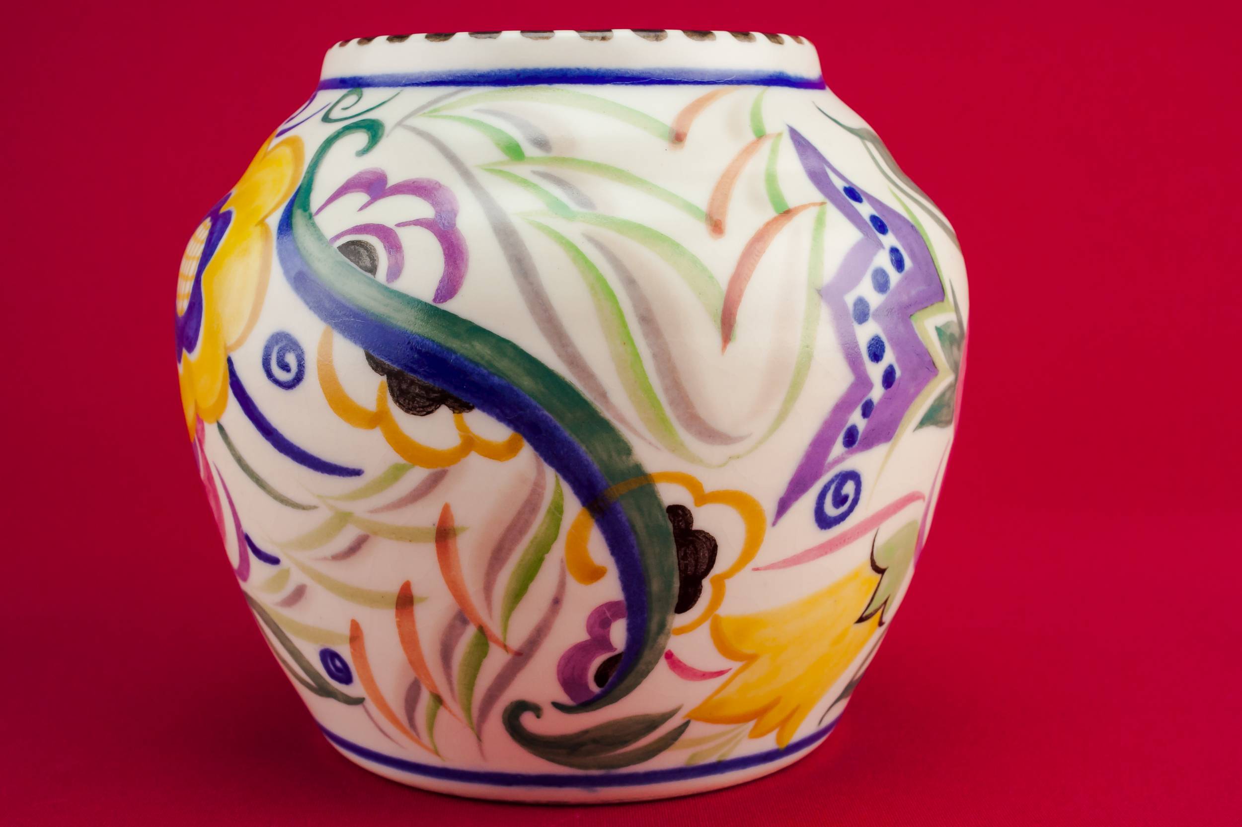 Small Pottery VASE — Poole pottery vase 1