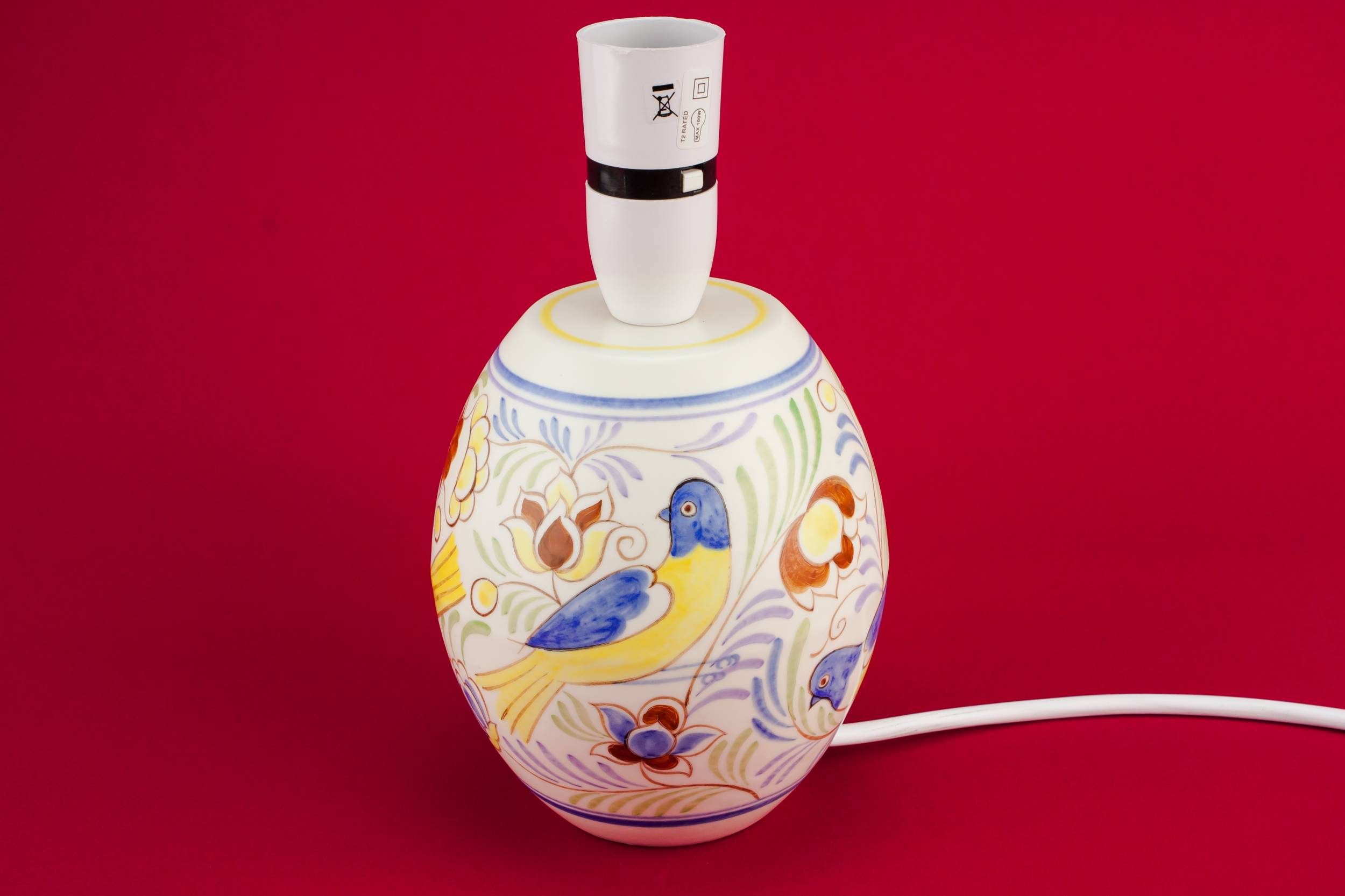 Attractive Mid-century Modern — Poole ceramic lamp