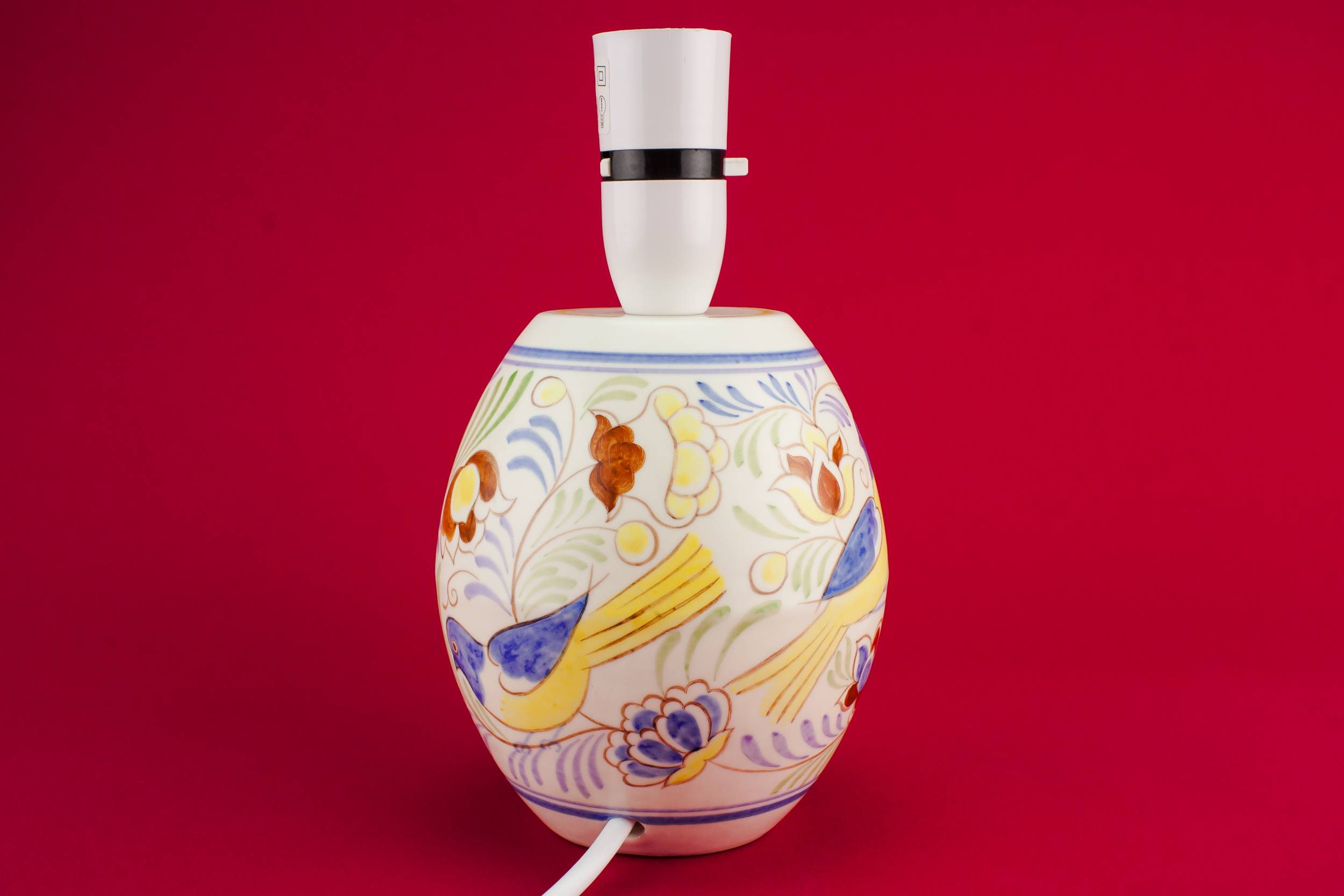Attractive Mid-century Modern — Poole ceramic lamp 1