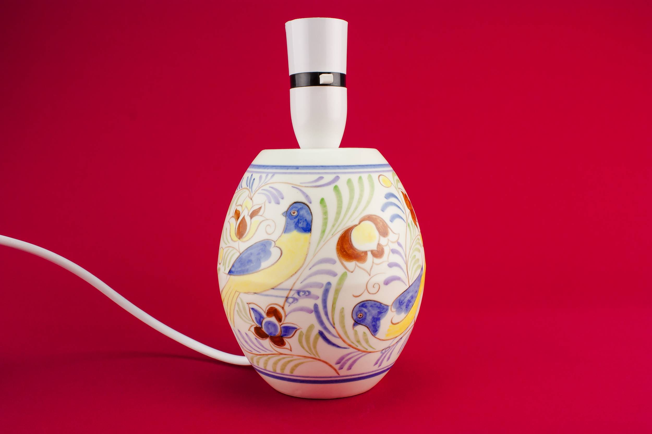 Attractive Mid-century Modern — Poole ceramic lamp 2