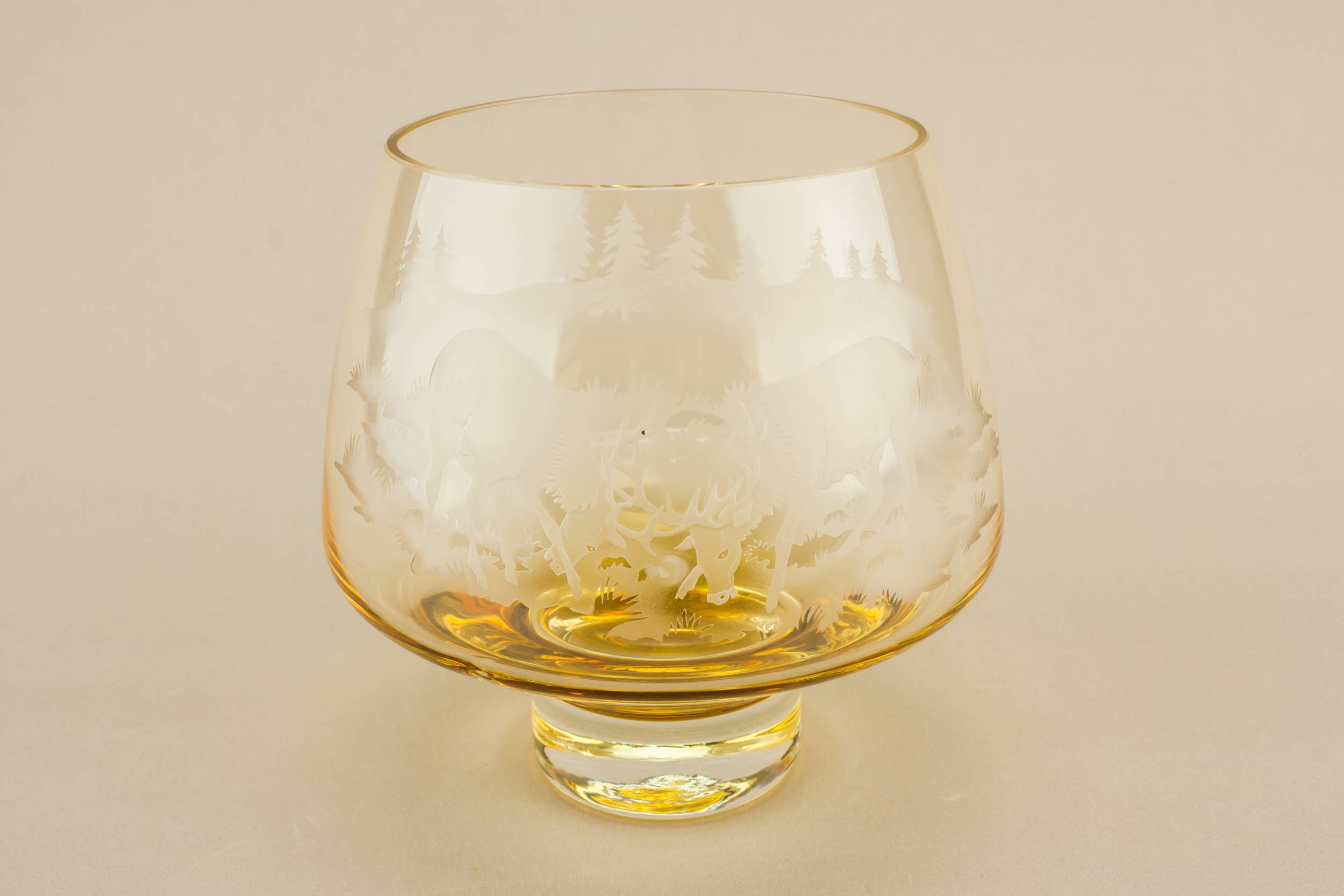 Charming Vintage Unique — Modernist glass bowl