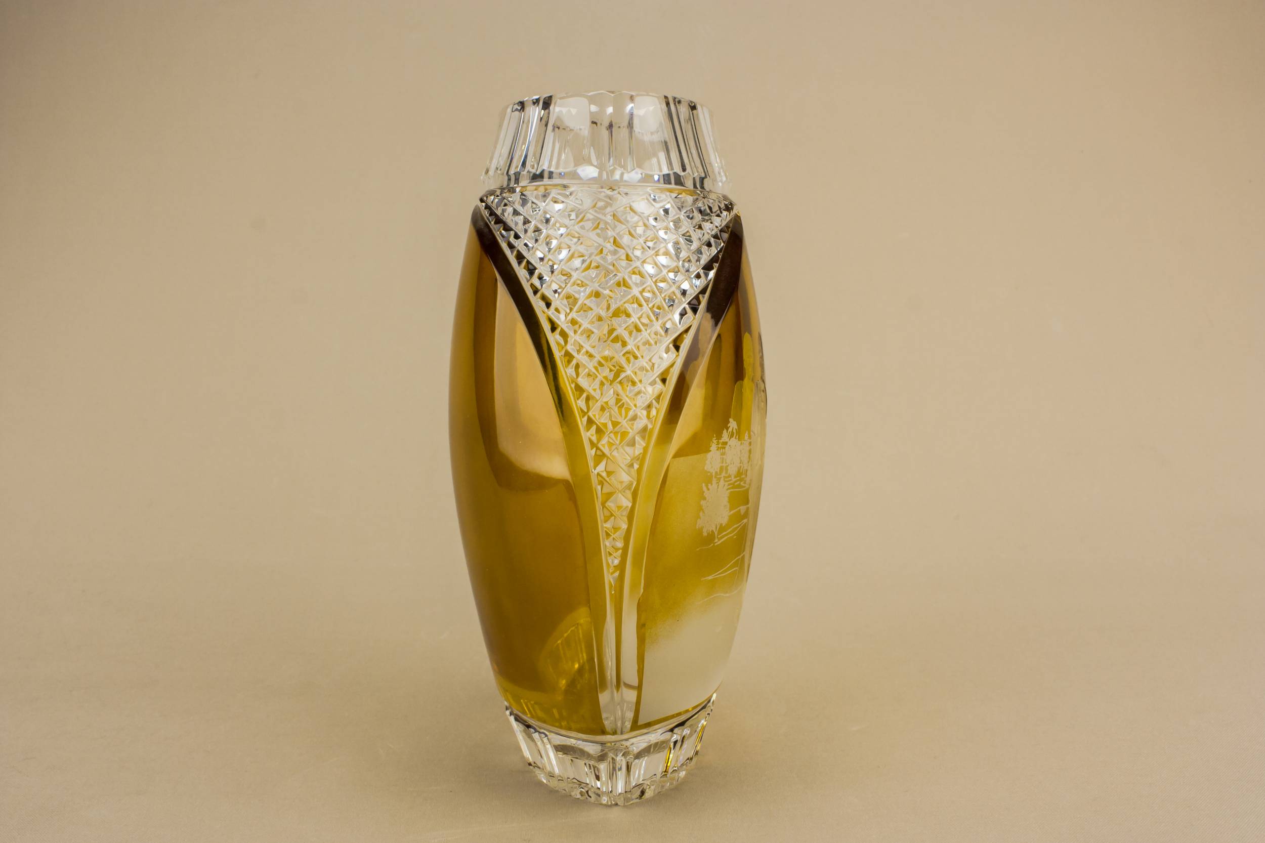 Vintage Glass Golf — Modernist glass vase 1