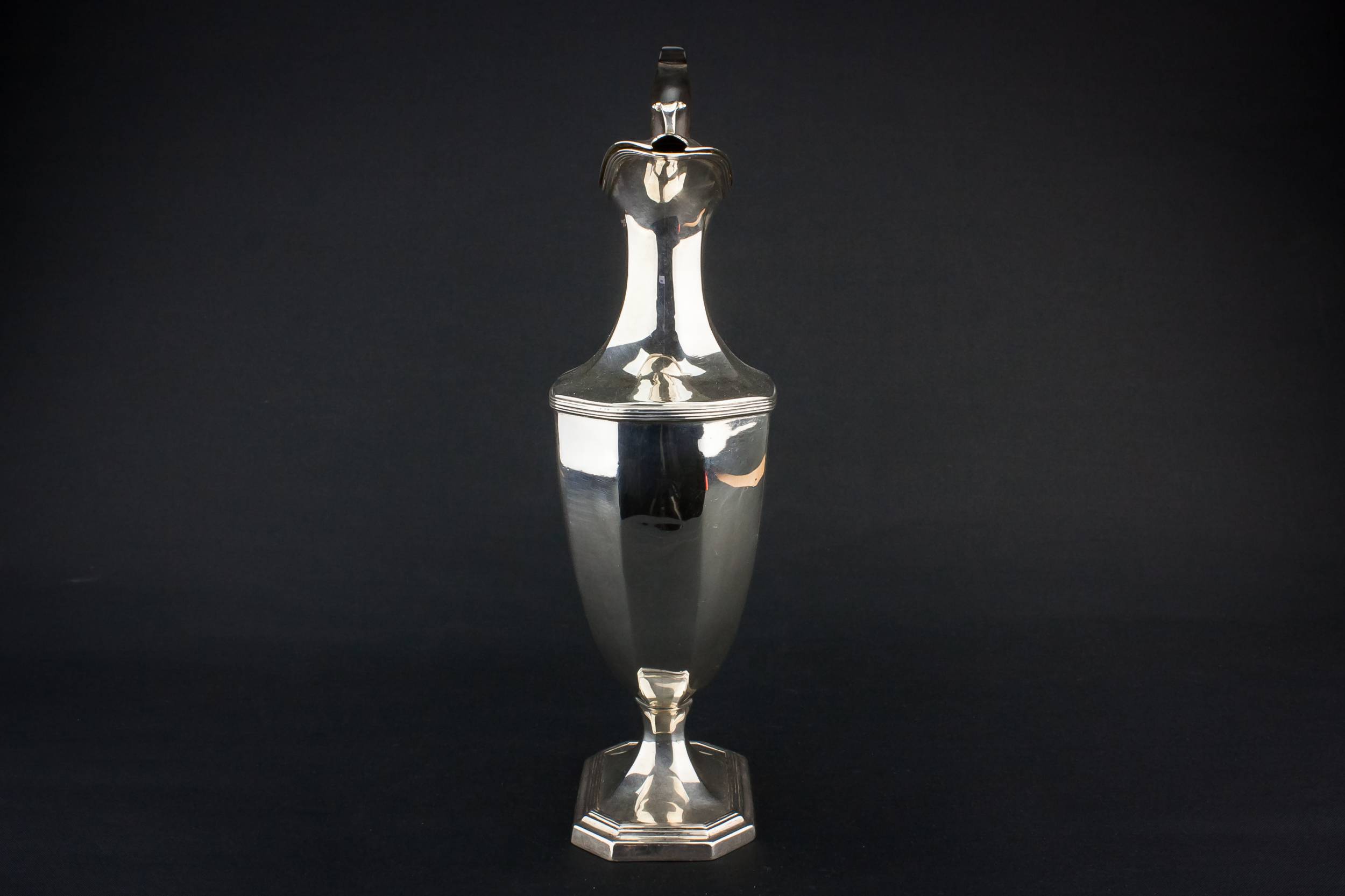 Unusual Antique Lemonade — Sterling silver water jug 2