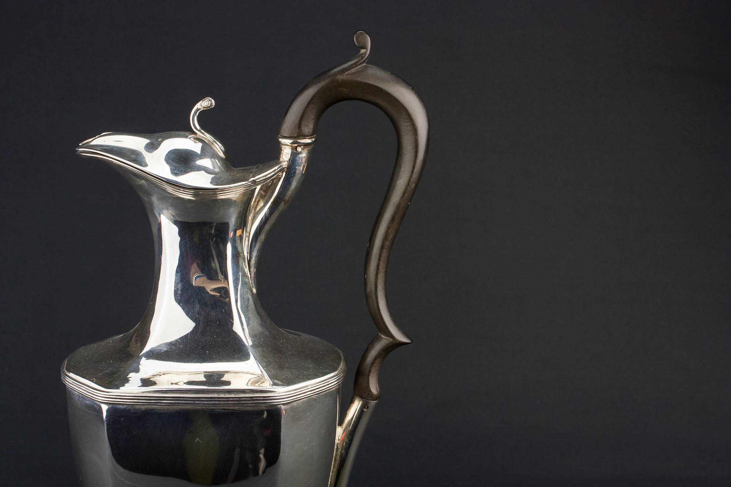 Unusual Antique Lemonade — Sterling silver water jug 3