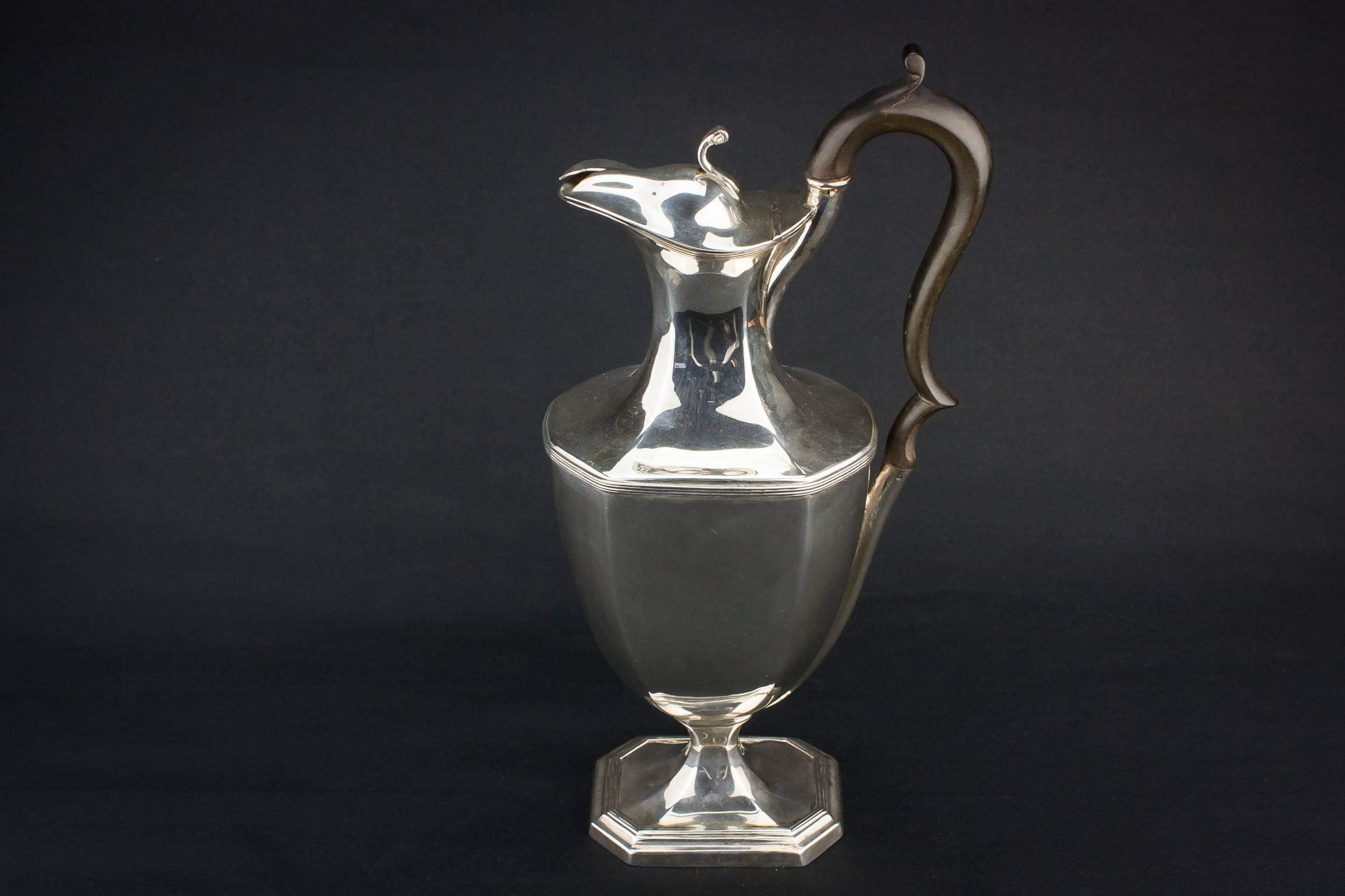 Unusual Antique Lemonade — Sterling silver water jug