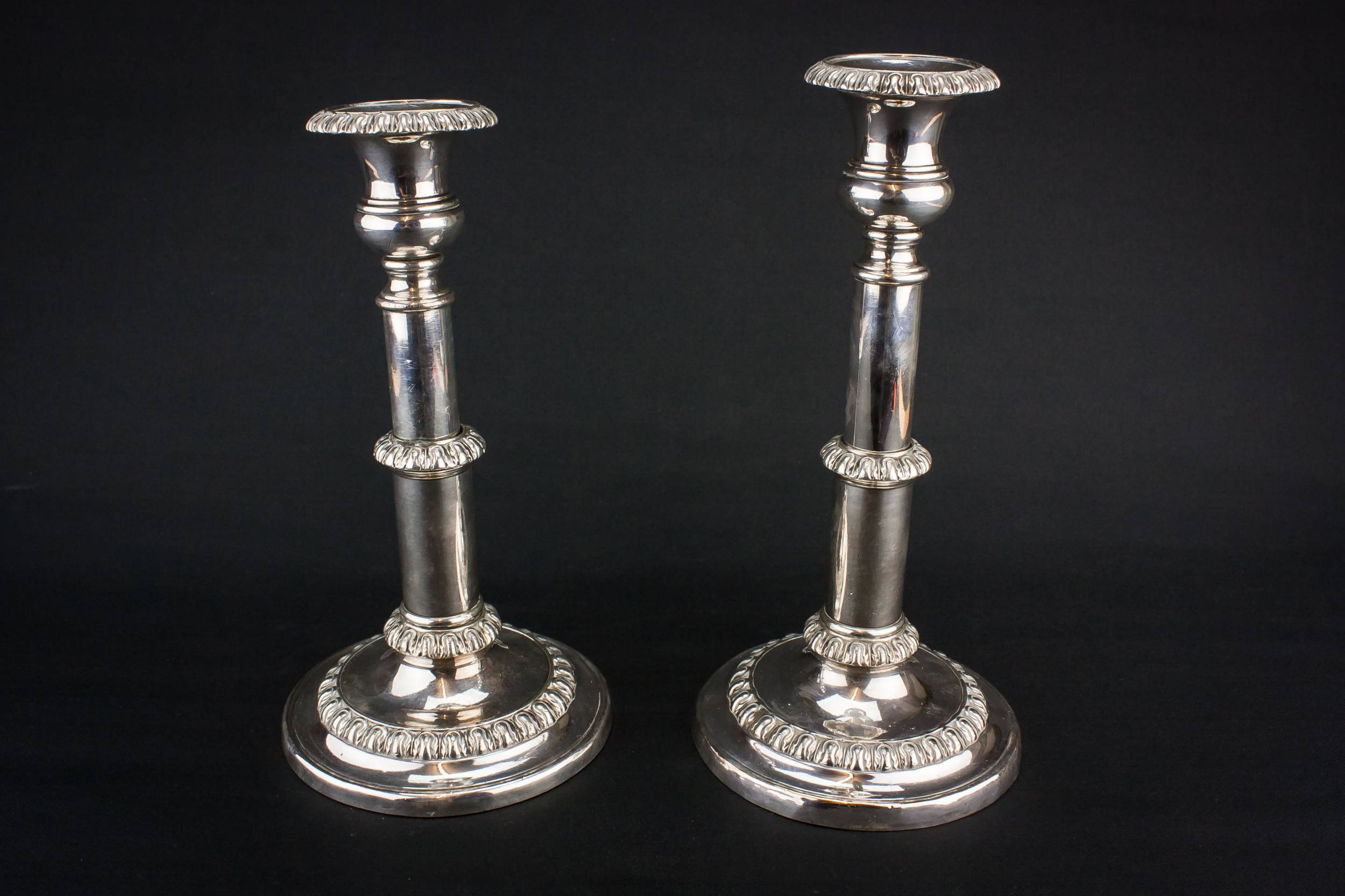 Spectacular Tall CANDLESTICKS — Pair of tall candlesticks