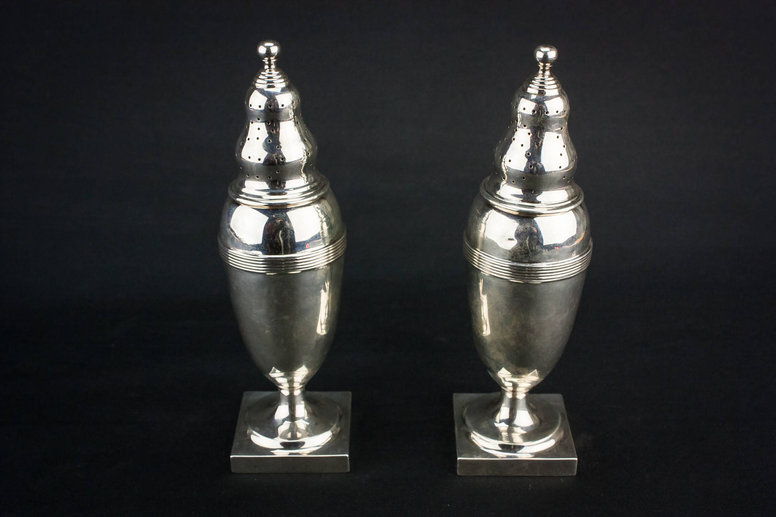 Sterling Silver Hamilton — 2 silver sugar casters