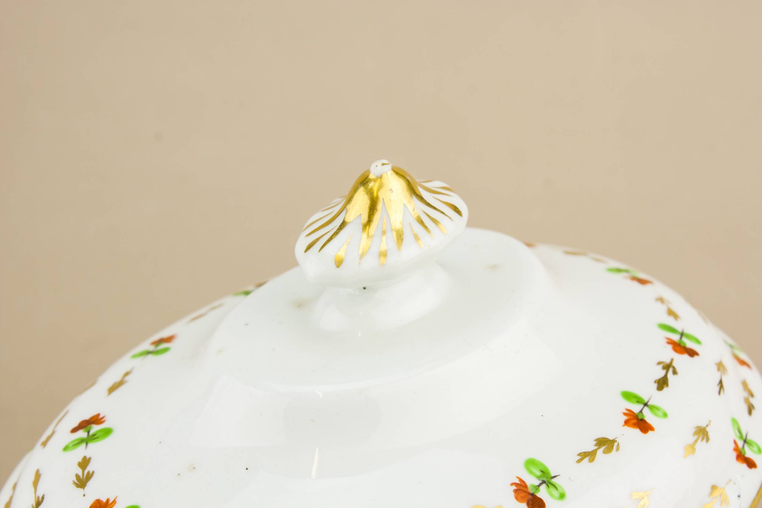 Neo-Classical Charming SUGAR — Bone china sugar bowl 3