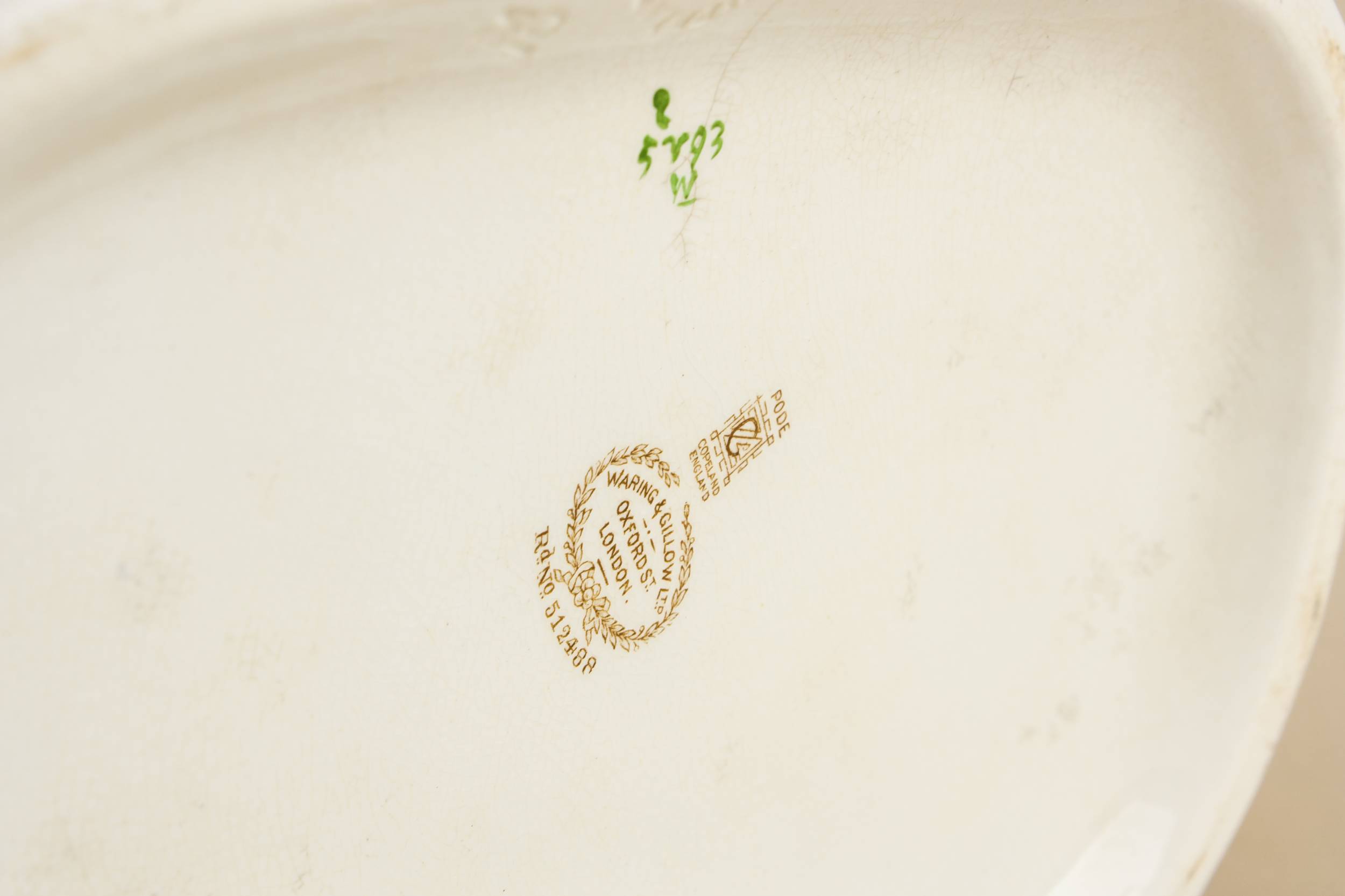 Antique Spectacular Spode — Edwardian pottery tureen 5