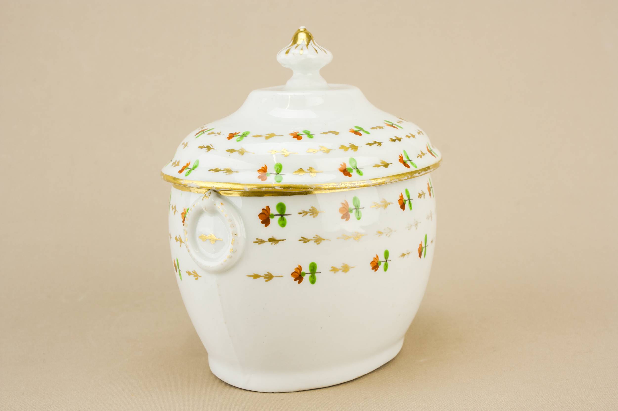 Neo-Classical Charming SUGAR — Bone china sugar bowl 1