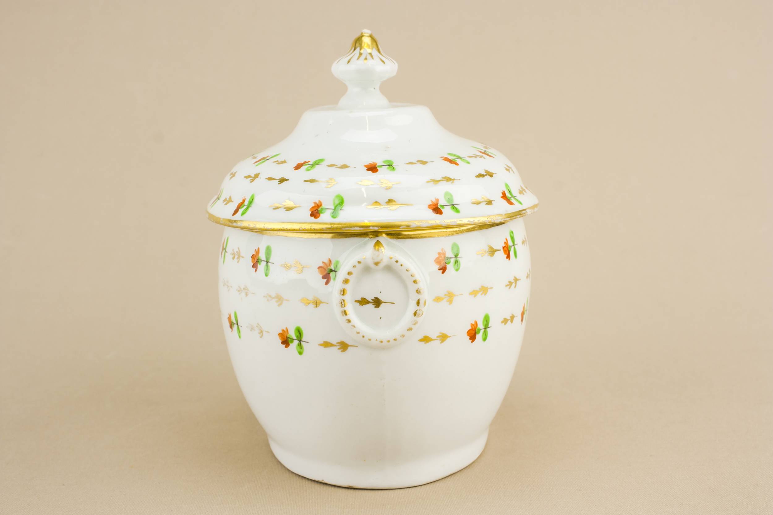 Neo-Classical Charming SUGAR — Bone china sugar bowl 2