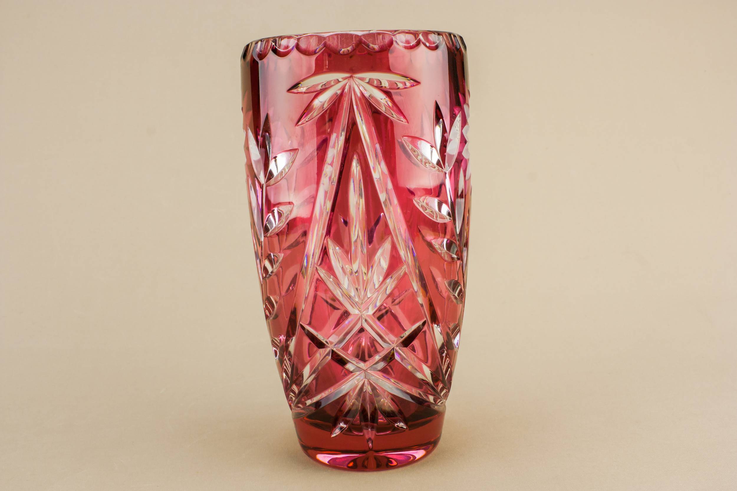 Charming Vintage Floral — Medium glass vase 1