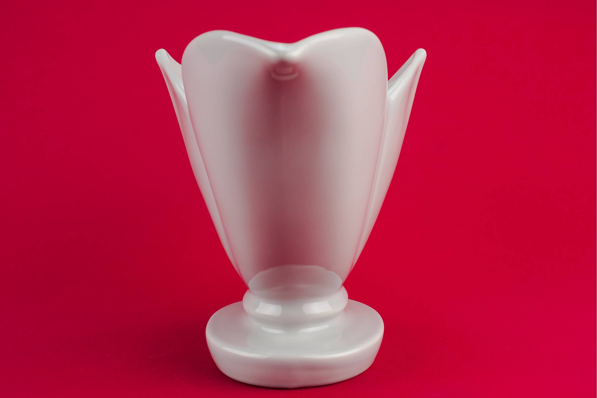 Pottery Vintage Panelled — Small flower vase 1