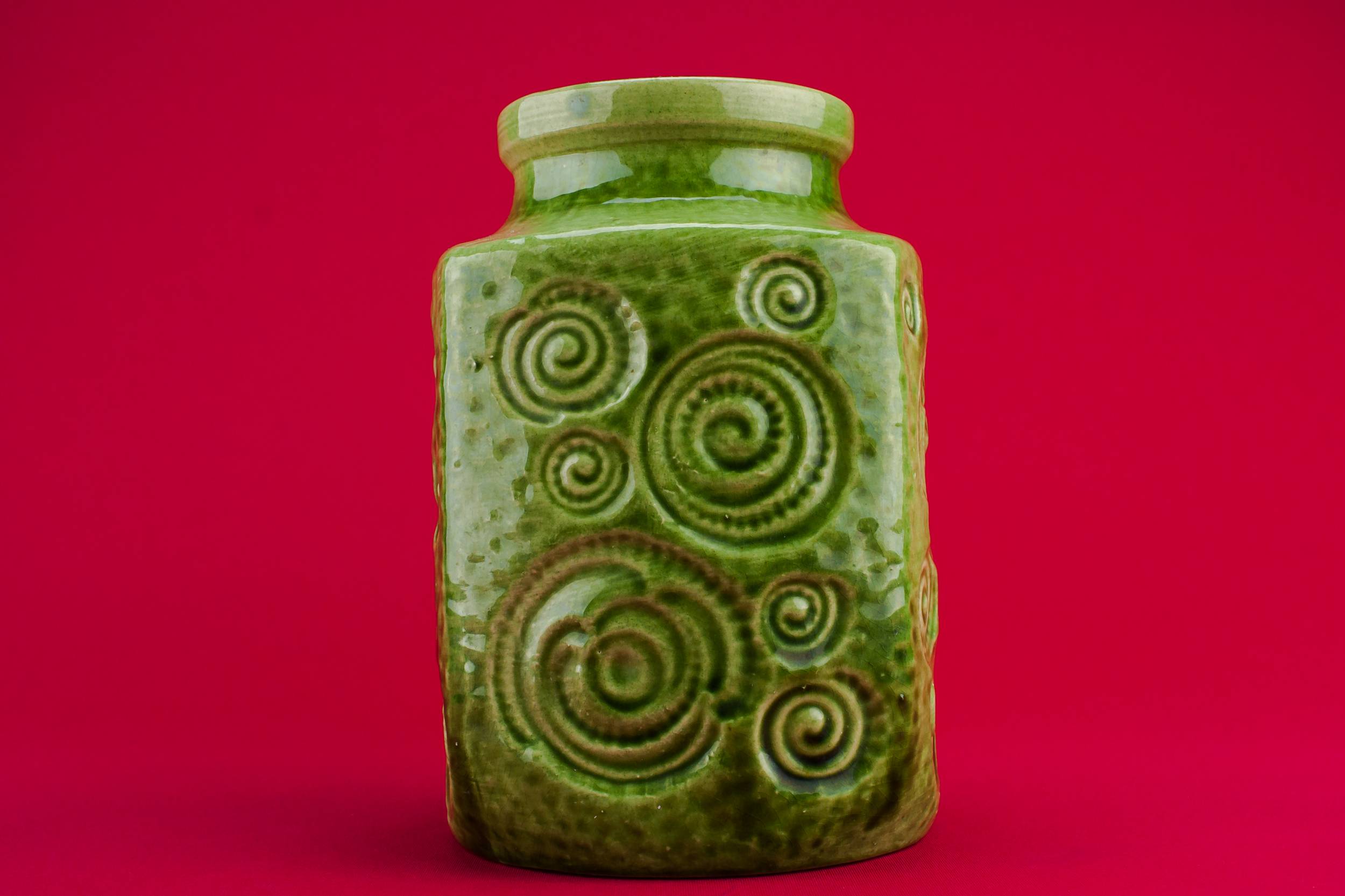 Modernist Vintage Abstract — Modernist pottery vase 2