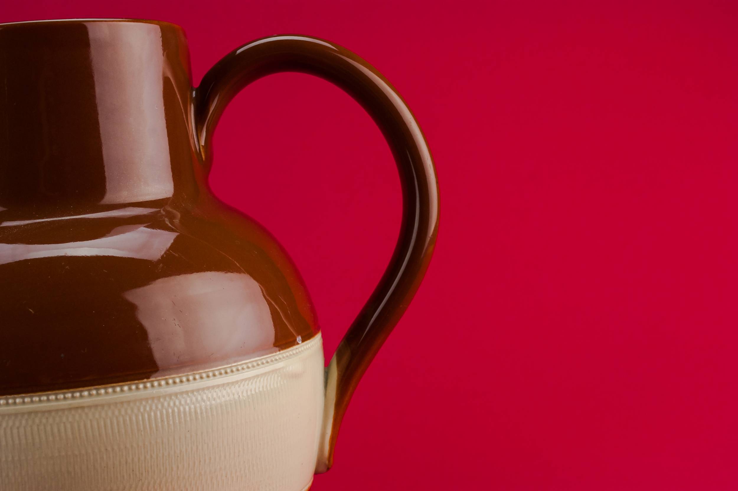 Beautiful Traditional Vinegar — Water brown jug 3