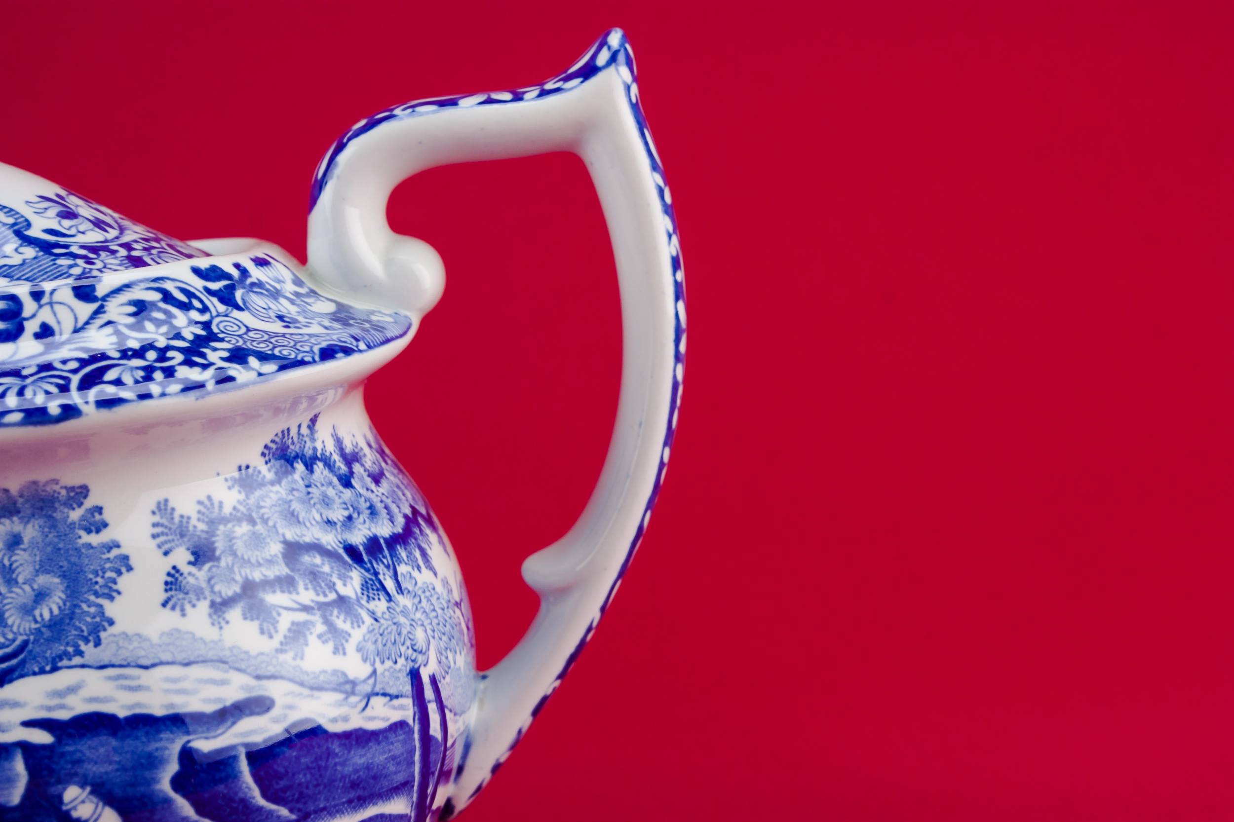 Classical Retro Spodes — Retro pottery teapot 3